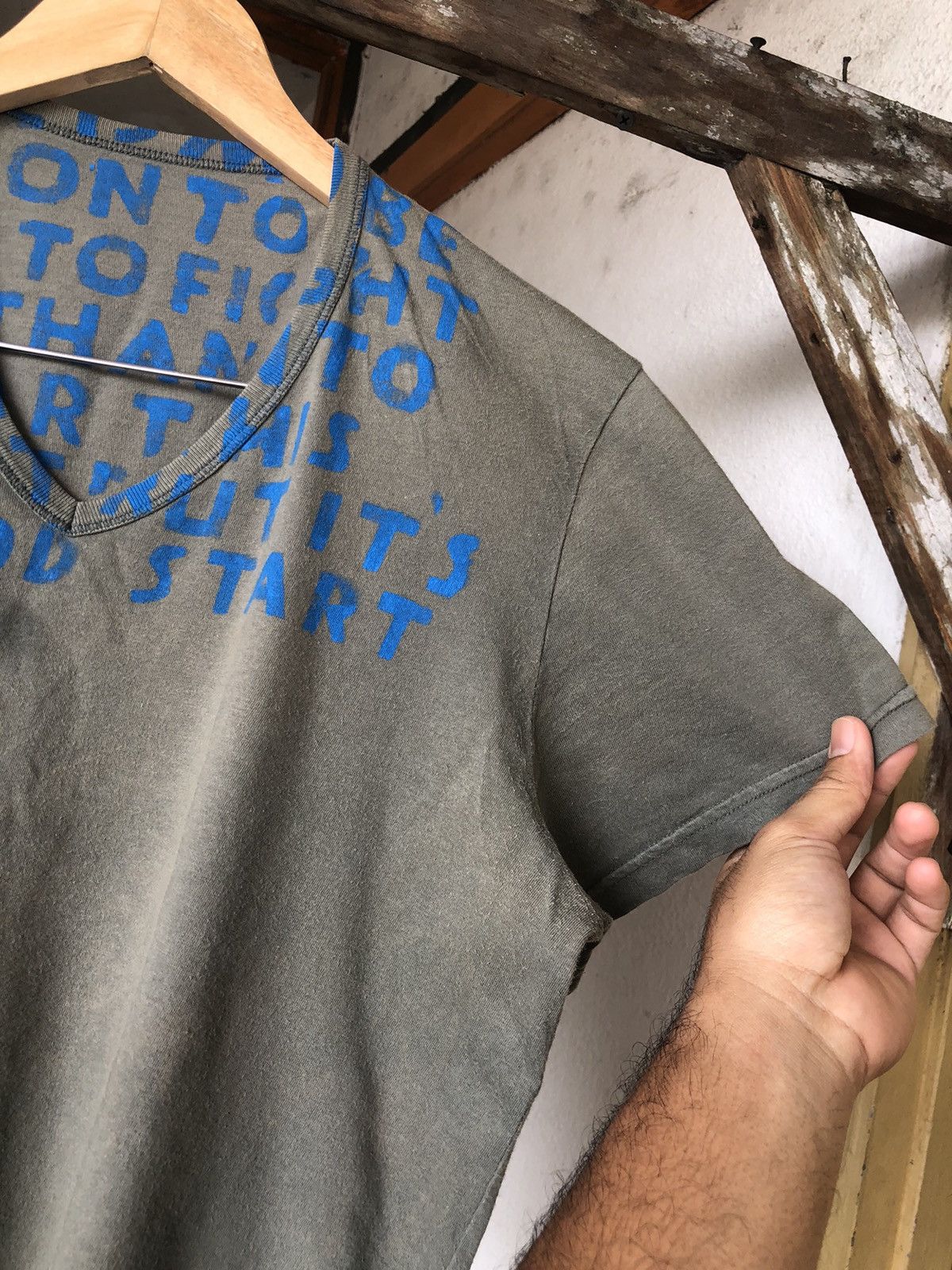 Maison Margiela Vintage Maison Margiela Econic Design Faded Colour T-shirt Size M / US 6-8 / IT 42-44 - 11 Thumbnail