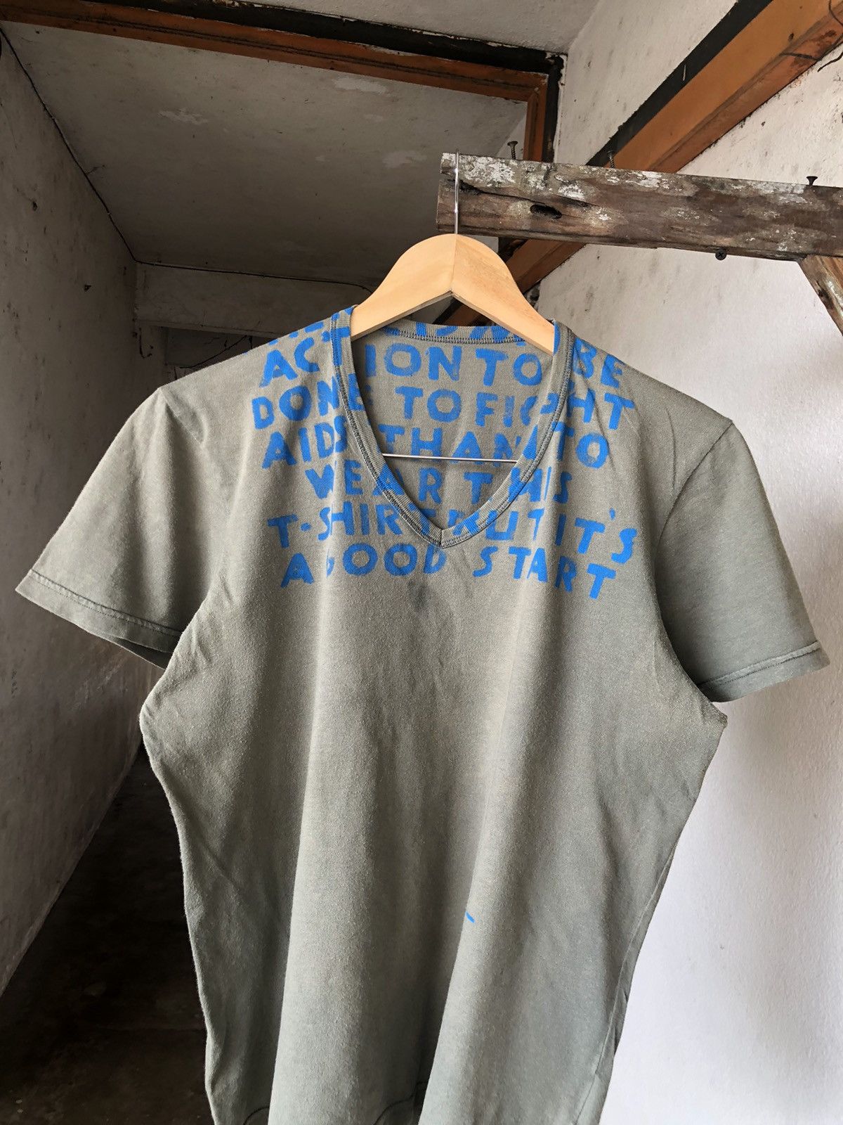 Maison Margiela Vintage Maison Margiela Econic Design Faded Colour T-shirt Size M / US 6-8 / IT 42-44 - 4 Thumbnail