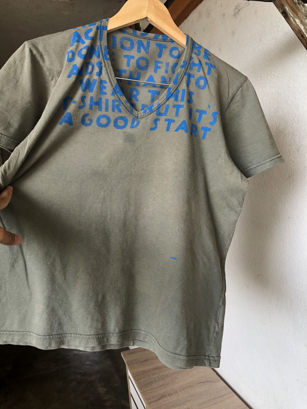 Maison Margiela Vintage Maison Margiela Econic Design Faded Colour T-shirt Size M / US 6-8 / IT 42-44 - 8 Thumbnail