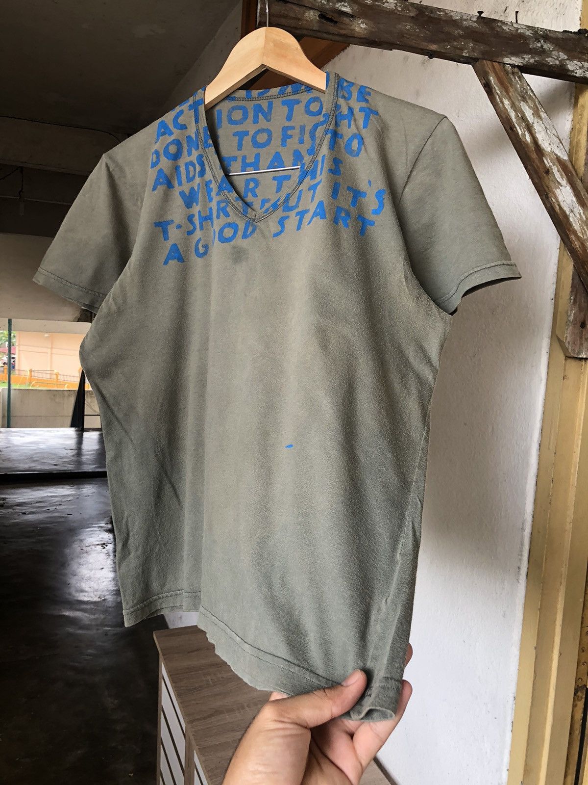 Maison Margiela Vintage Maison Margiela Econic Design Faded Colour T-shirt Size M / US 6-8 / IT 42-44 - 10 Thumbnail