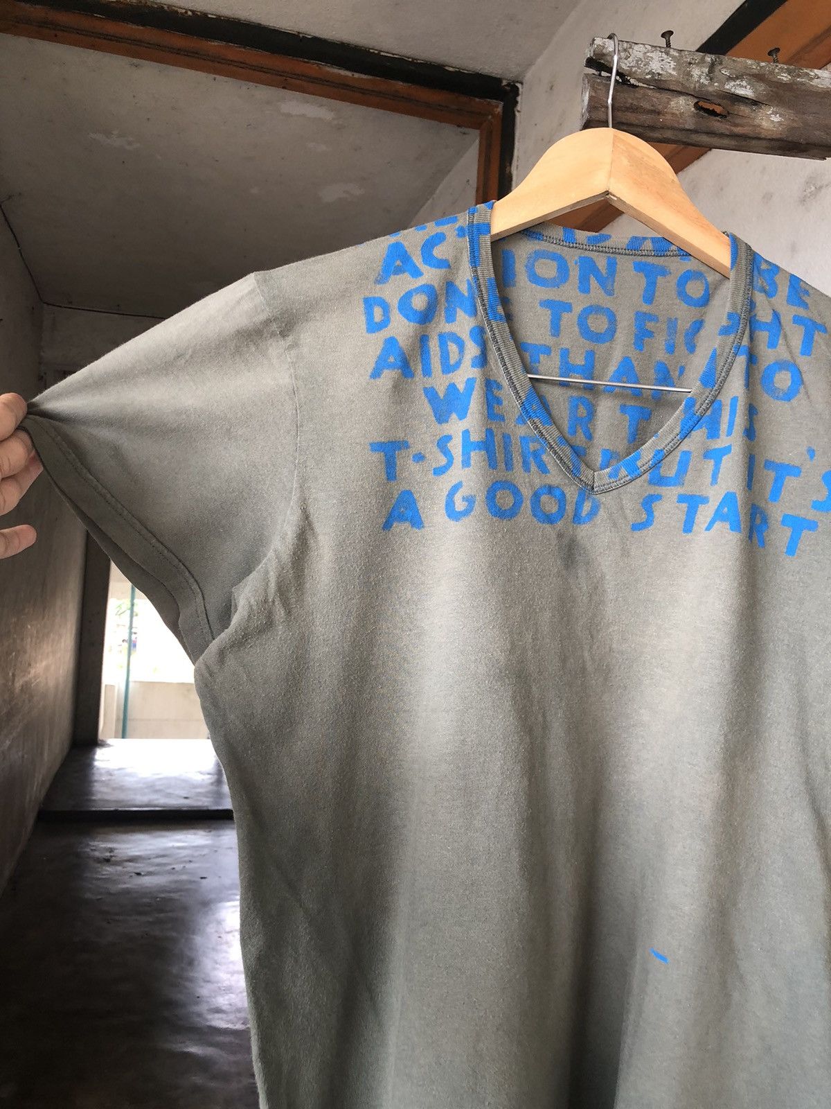 Maison Margiela Vintage Maison Margiela Econic Design Faded Colour T-shirt Size M / US 6-8 / IT 42-44 - 6 Thumbnail