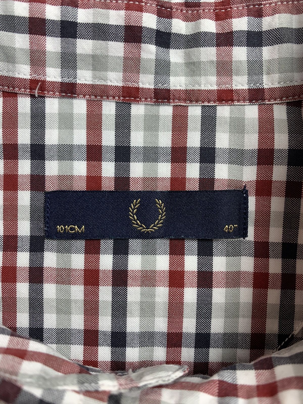 Fred Perry Fred Perry men’s checked long sleeve shirt size 40" 101 cm Size US M / EU 48-50 / 2 - 7 Thumbnail