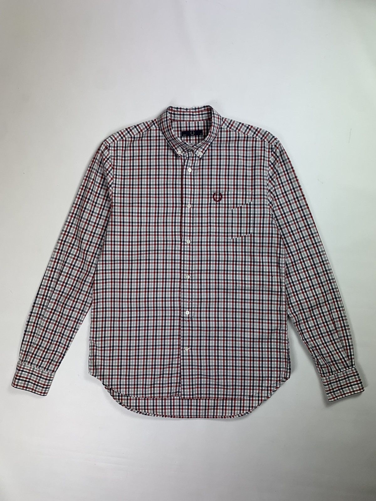 Fred Perry Fred Perry men’s checked long sleeve shirt size 40" 101 cm Size US M / EU 48-50 / 2 - 1 Thumbnail