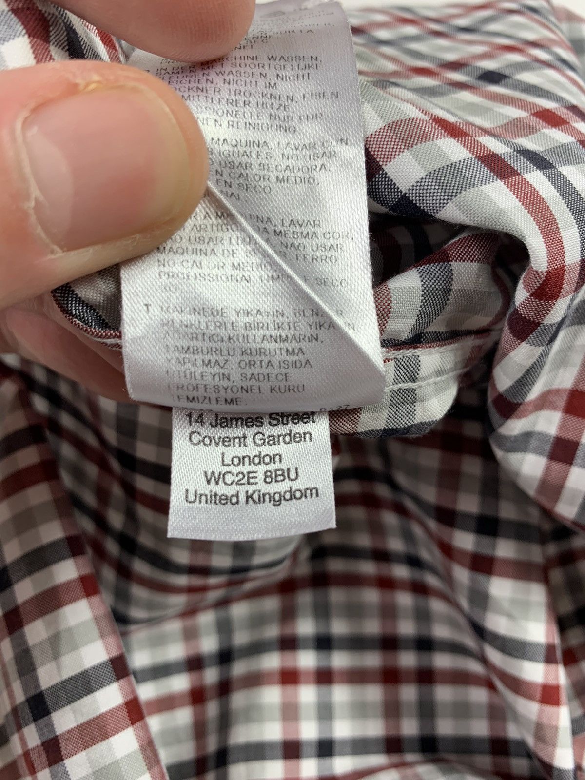 Fred Perry Fred Perry men’s checked long sleeve shirt size 40" 101 cm Size US M / EU 48-50 / 2 - 10 Thumbnail