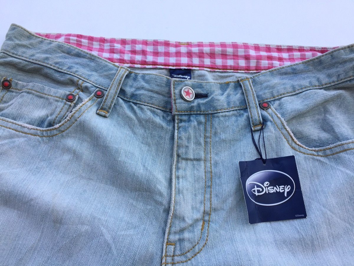 Beauty Beast × Disney × Mickey Mouse Disney Mickey Mouse Distressed Jeans Size US 31 - 8 Thumbnail