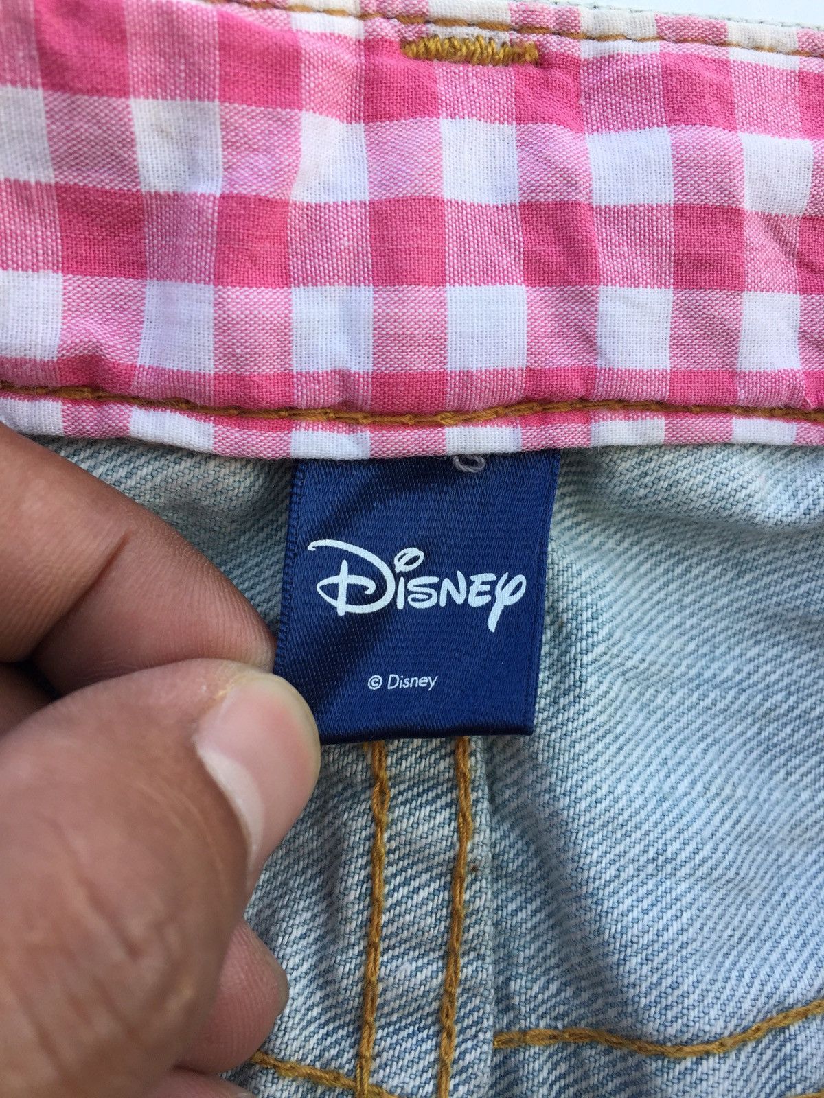 Beauty Beast × Disney × Mickey Mouse Disney Mickey Mouse Distressed Jeans Size US 31 - 4 Thumbnail