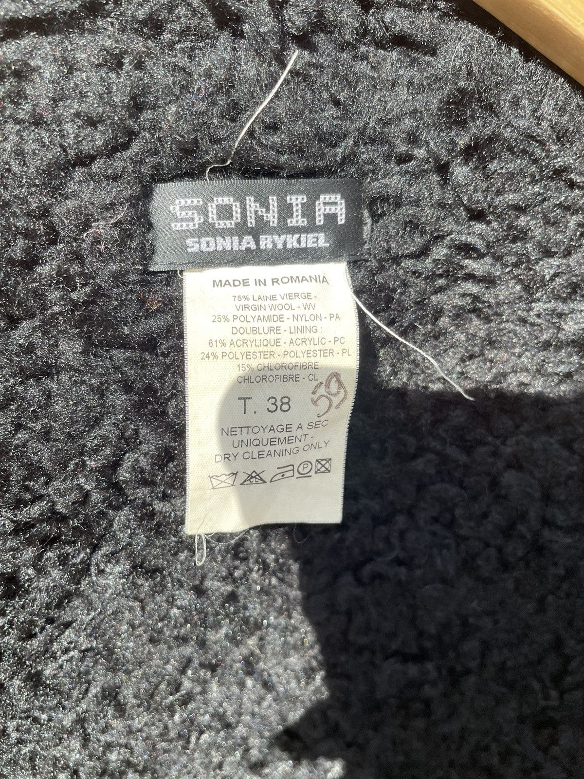 Sonia Rykiel Sonia Rykiel Paris Multi Colour Wool Striped Sherpa Jacket Size M / US 6-8 / IT 42-44 - 9 Thumbnail