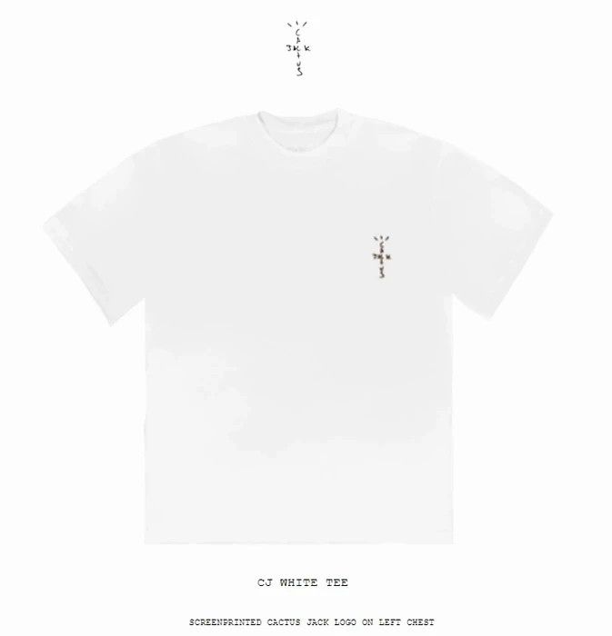 Travis Scott 2XL XXL Travis Scott CJ White T-Shirt Tee Brown Logo Cactus Size US XXL / EU 58 / 5 - 6 Thumbnail