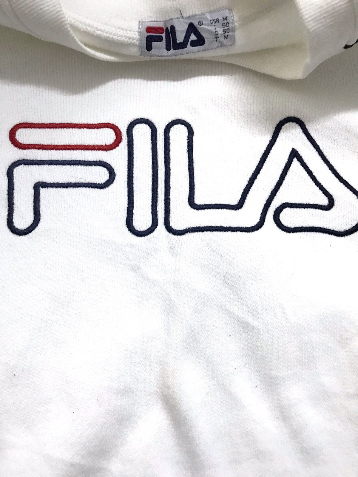 Fila × Vintage Vintage Fila Spell Out Big Logo HipHop Sweatshirt Streetwear Size US M / EU 48-50 / 2 - 3 Thumbnail