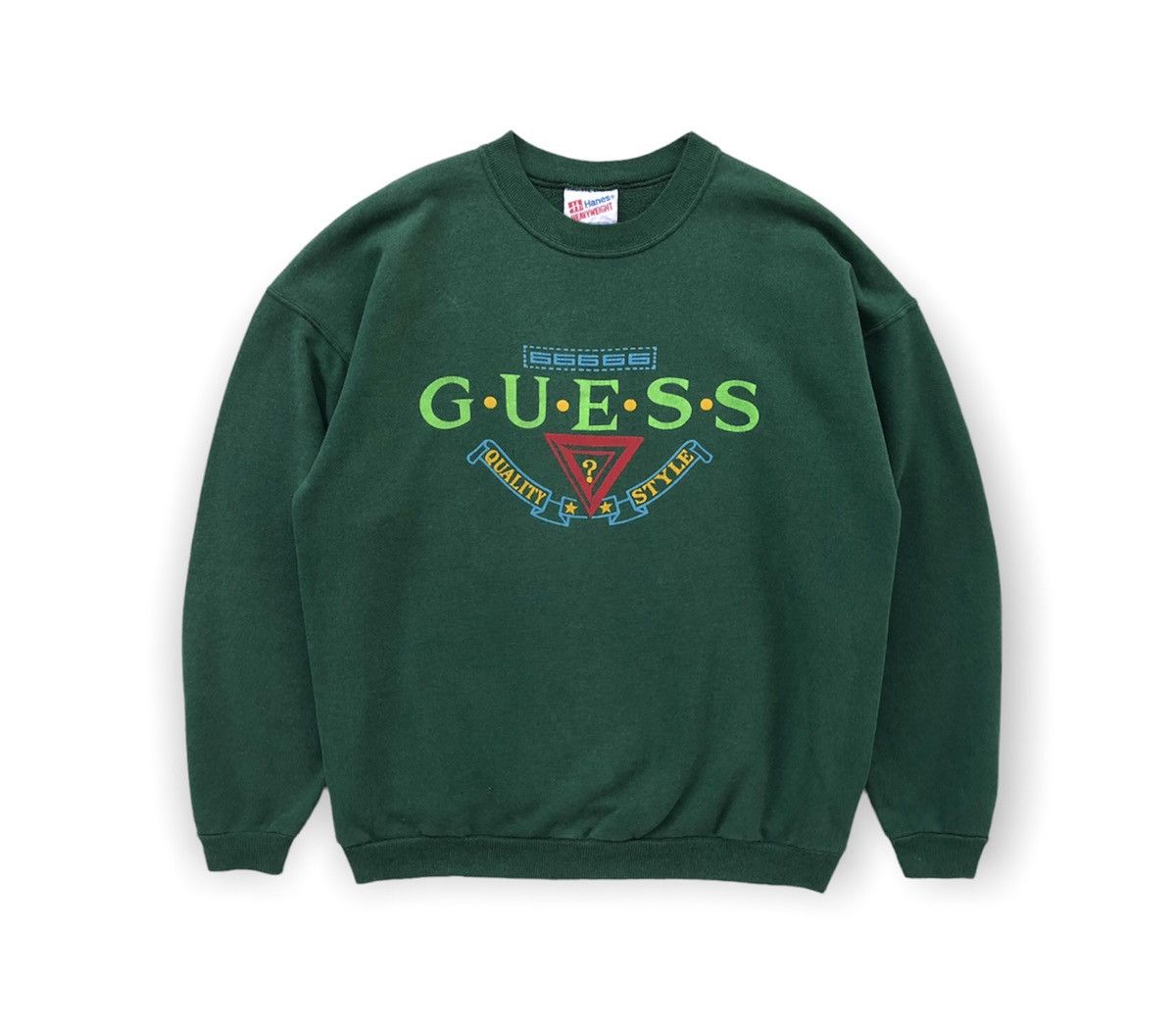 Guess Vintage 80s 90s Guess Sweatshirt Made In USA 🇺🇸 Size US L / EU 52-54 / 3 - 1 Thumbnail
