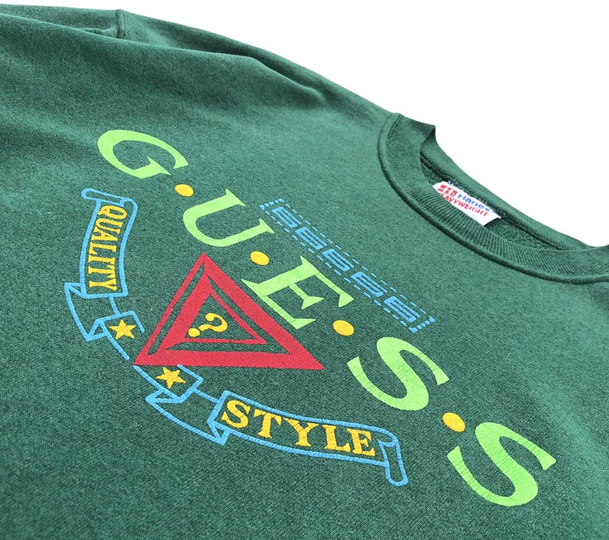 Guess Vintage 80s 90s Guess Sweatshirt Made In USA 🇺🇸 Size US L / EU 52-54 / 3 - 4 Thumbnail