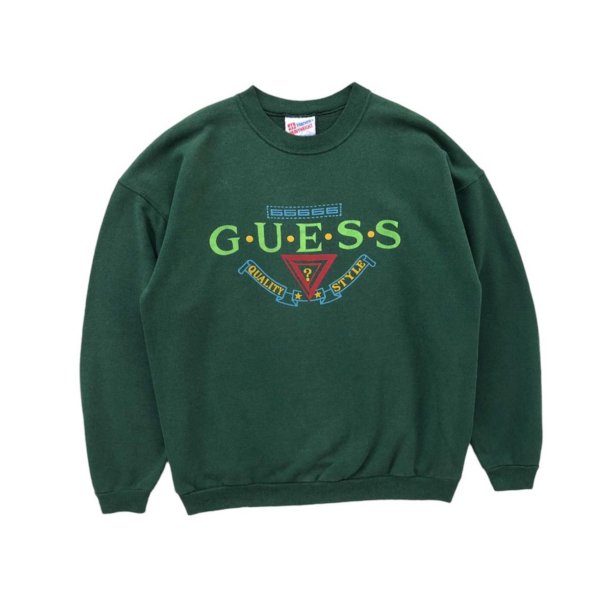 Guess Vintage 80s 90s Guess Sweatshirt Made In USA 🇺🇸 Size US L / EU 52-54 / 3 - 2 Thumbnail