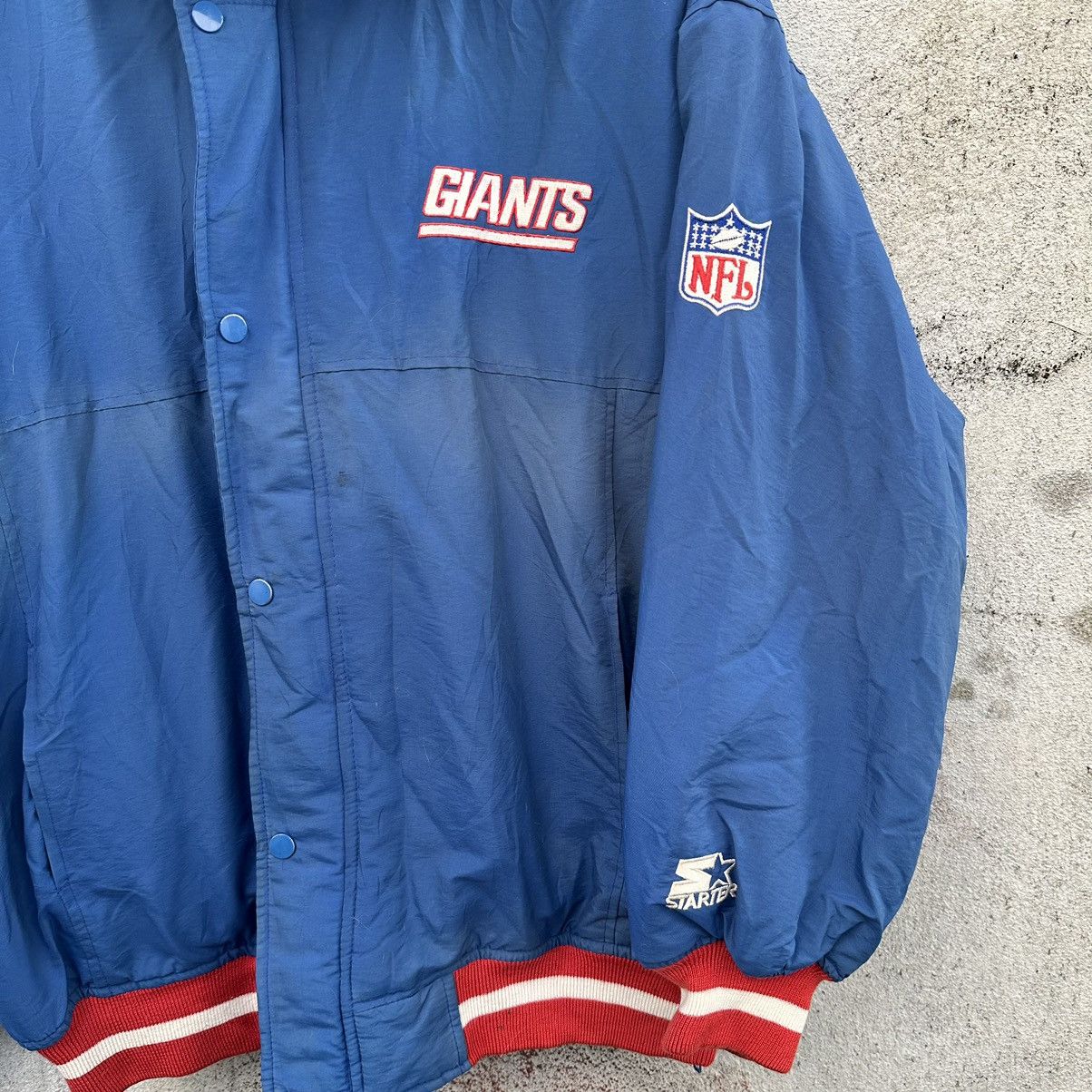 NFL Vintage 90s new york giants jacket hoodie Size US XL / EU 56 / 4 - 3 Thumbnail