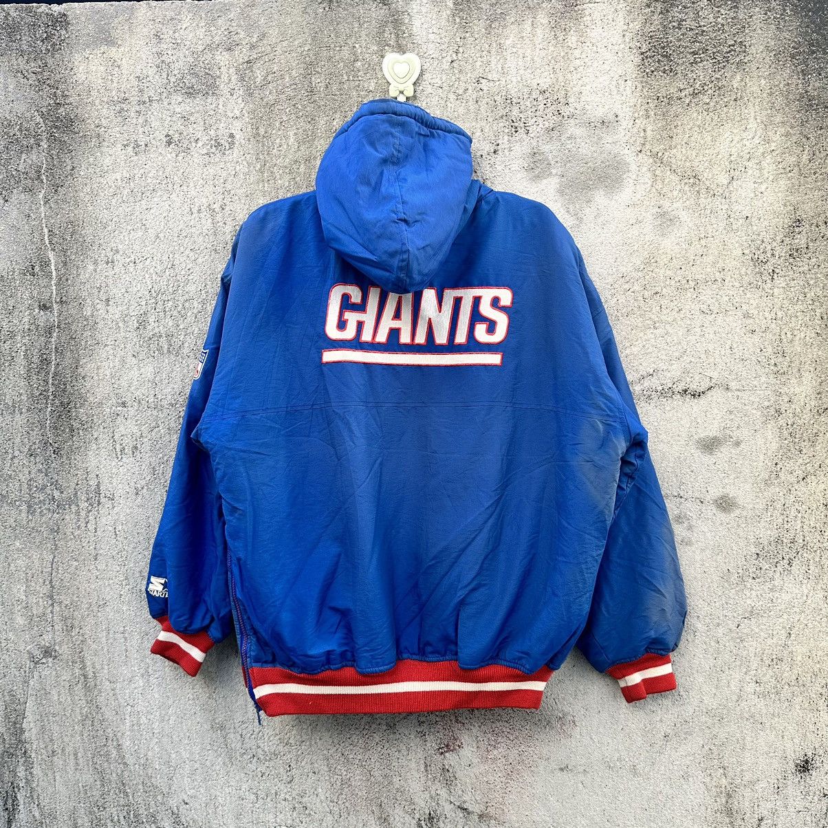 NFL Vintage 90s new york giants jacket hoodie Size US XL / EU 56 / 4 - 1 Thumbnail