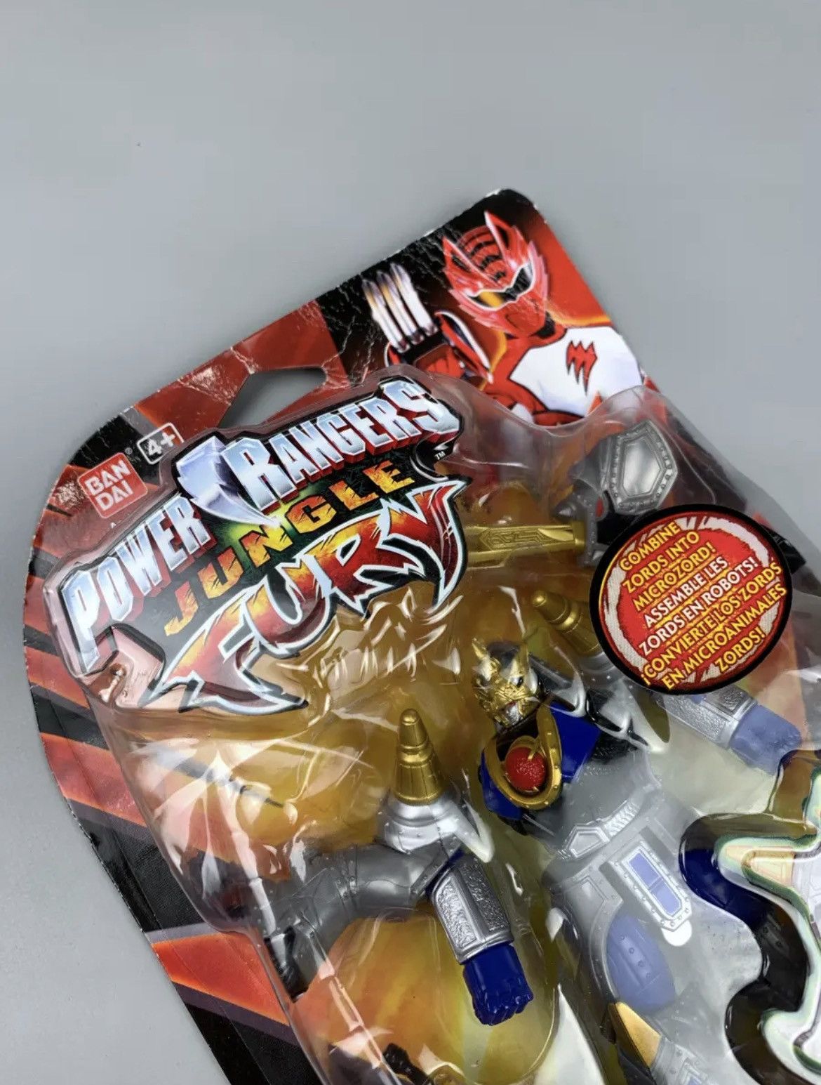 Vintage Power Rangers Jungle Fury Rhino Steal Microzord 2008 Toy Size ONE SIZE - 3 Thumbnail