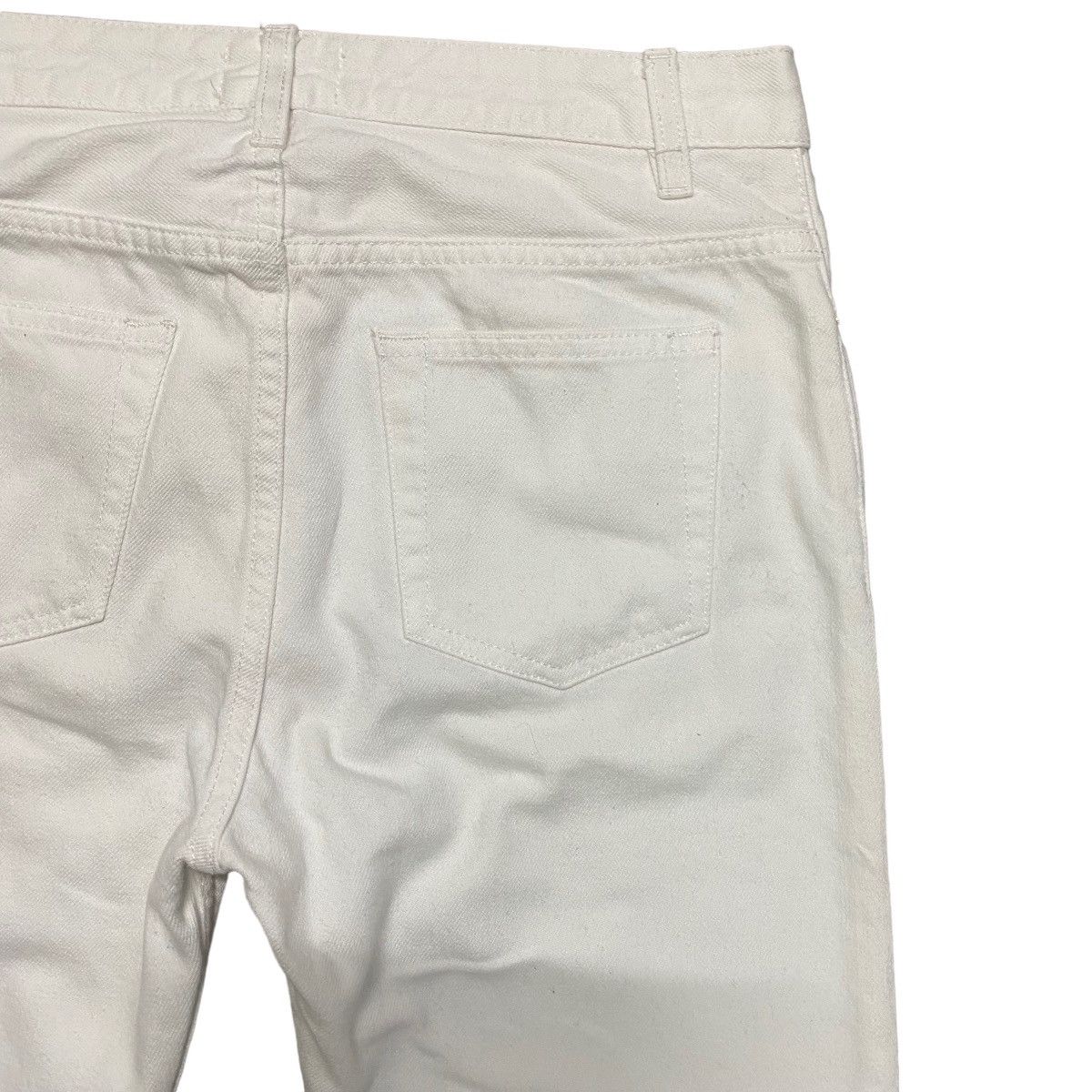 Acne Studios Acne Studios Pop White Denim Cropped Jeans Size US 28 / EU 44 - 11 Thumbnail