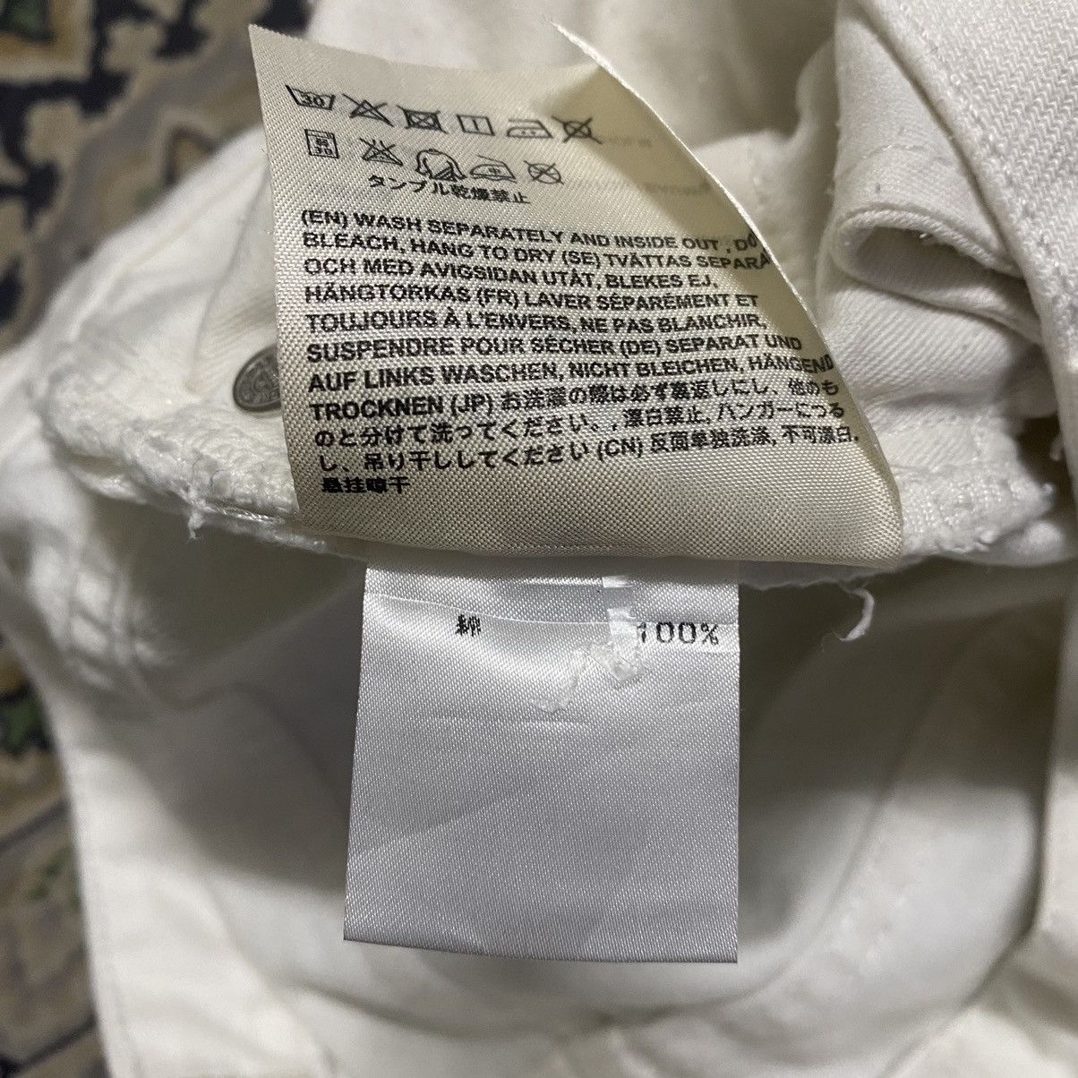 Acne Studios Acne Studios Pop White Denim Cropped Jeans Size US 28 / EU 44 - 17 Thumbnail