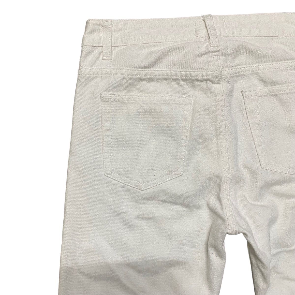 Acne Studios Acne Studios Pop White Denim Cropped Jeans Size US 28 / EU 44 - 10 Thumbnail