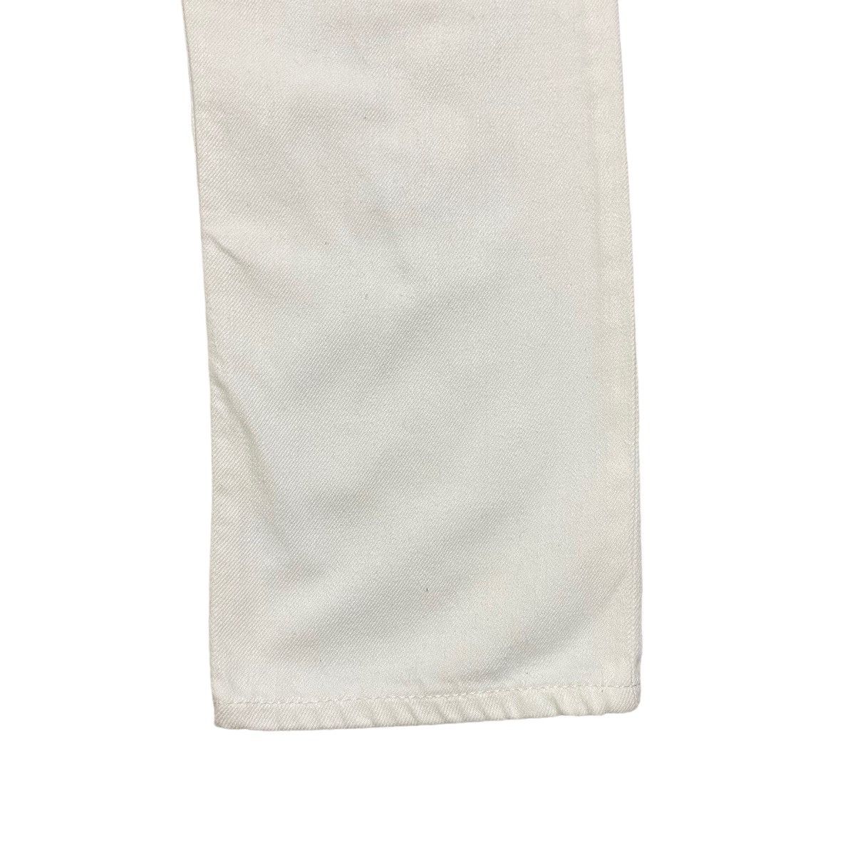 Acne Studios Acne Studios Pop White Denim Cropped Jeans Size US 28 / EU 44 - 14 Thumbnail