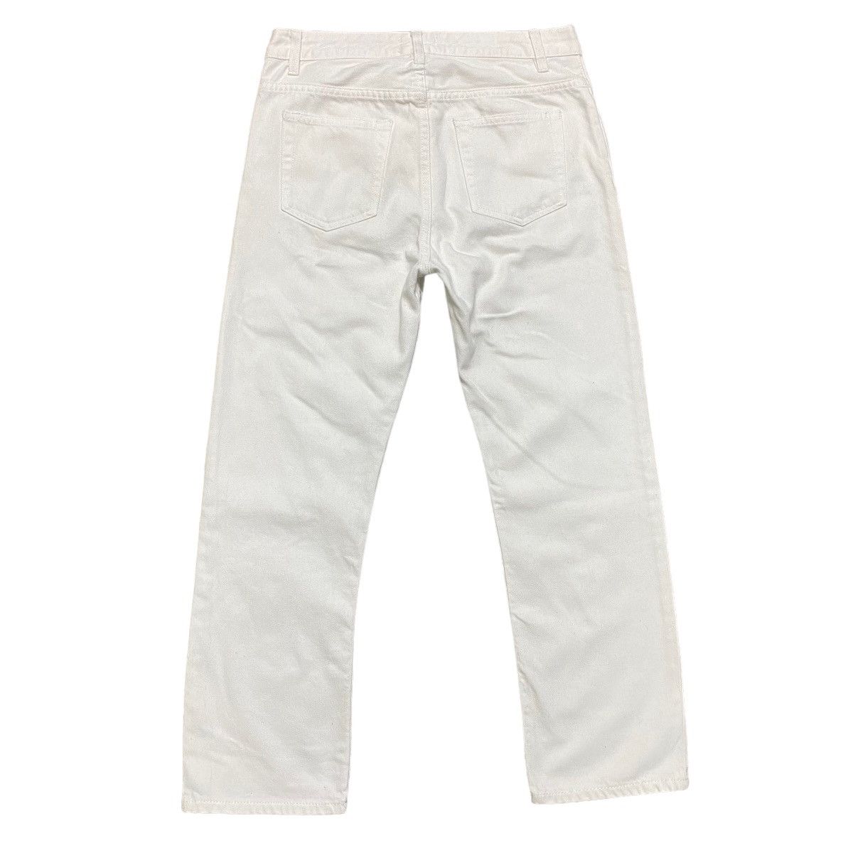 Acne Studios Acne Studios Pop White Denim Cropped Jeans Size US 28 / EU 44 - 2 Thumbnail