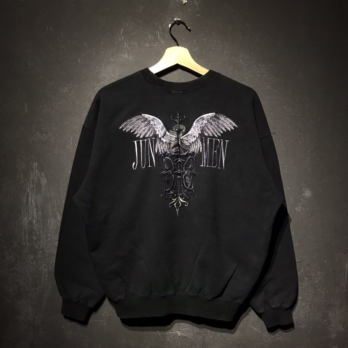 Japanese Brand × Jun Takahashi × Vintage Vintage Jun Takahashi Jun Men Wings Crewneck Size US M / EU 48-50 / 2 - 1 Thumbnail