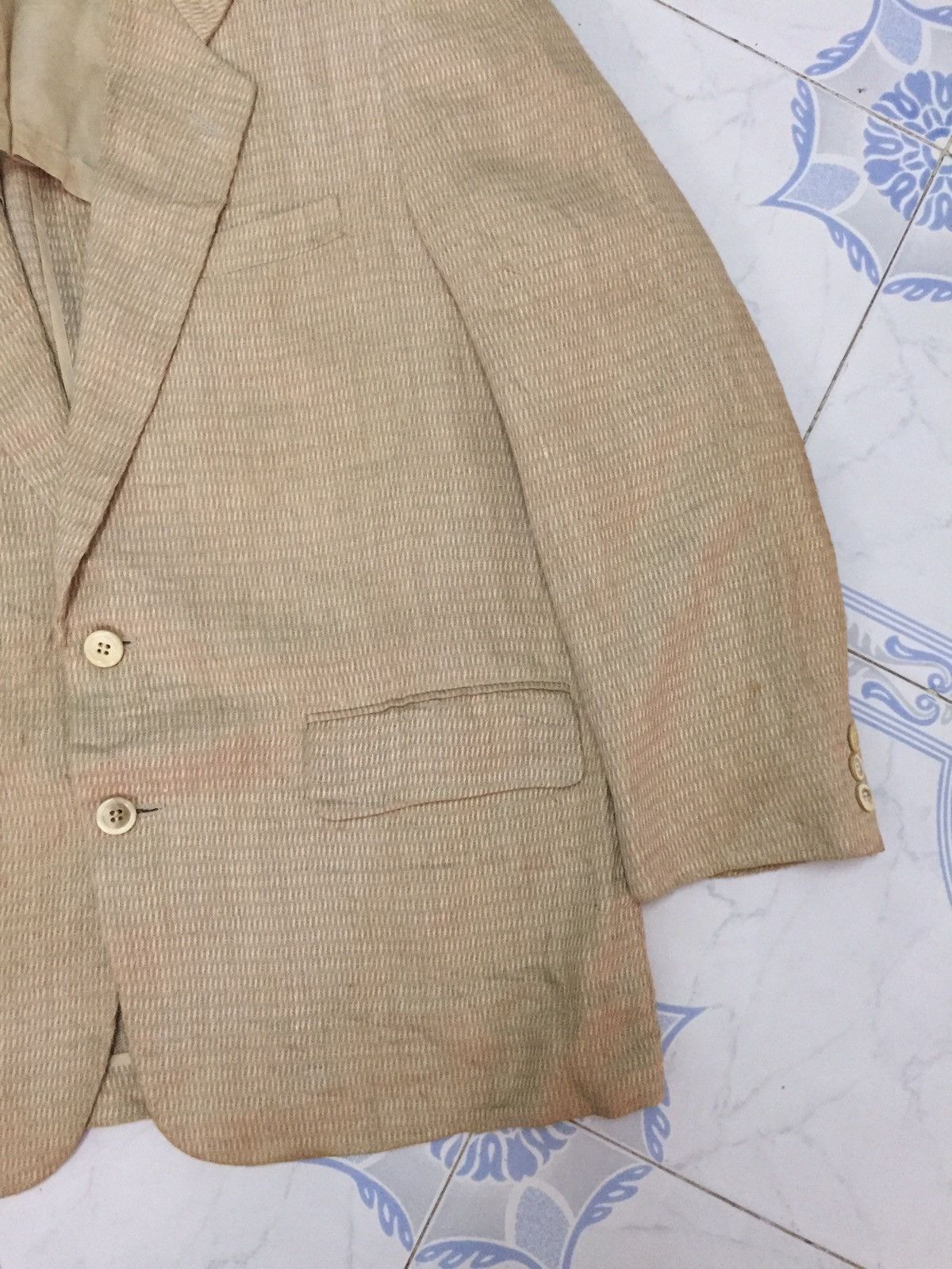 Comme des Garcons Homme CDGH Comme des Garcons Homme Linen Coat Blazer Size US M / EU 48-50 / 2 - 4 Thumbnail