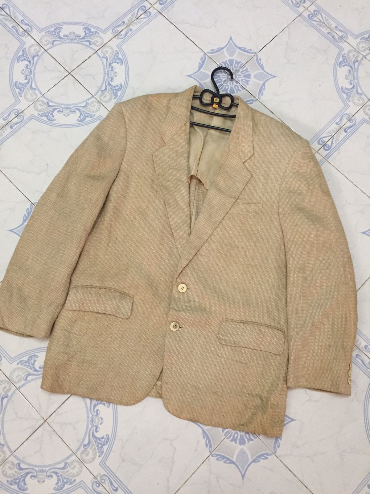 Comme des Garcons Homme CDGH Comme des Garcons Homme Linen Coat Blazer Size US M / EU 48-50 / 2 - 1 Thumbnail