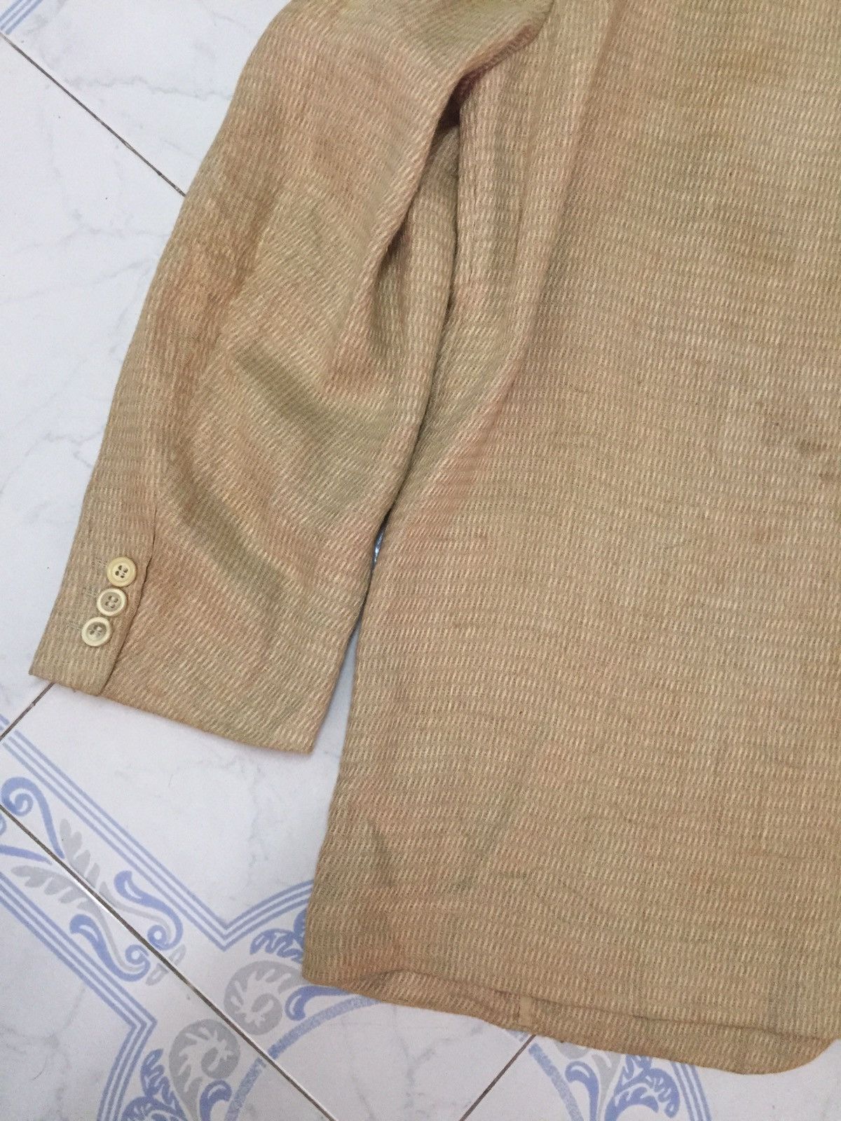 Comme des Garcons Homme CDGH Comme des Garcons Homme Linen Coat Blazer Size US M / EU 48-50 / 2 - 10 Thumbnail