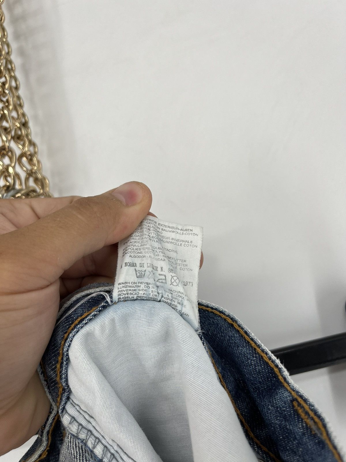 Versace × Versace Jeans Couture Vintage Versace Jeans Couture Blue Denim Jeans Pants Size US 33 - 19 Thumbnail