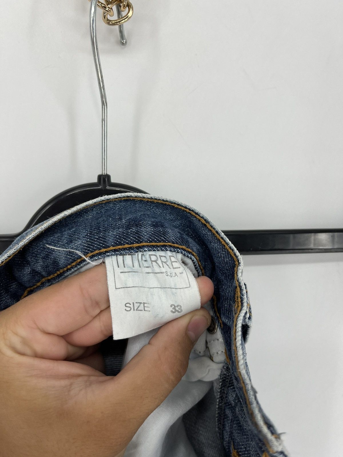 Versace × Versace Jeans Couture Vintage Versace Jeans Couture Blue Denim Jeans Pants Size US 33 - 18 Thumbnail