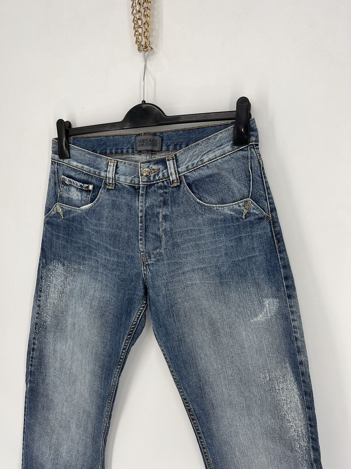 Versace × Versace Jeans Couture Vintage Versace Jeans Couture Blue Denim Jeans Pants Size US 33 - 4 Thumbnail