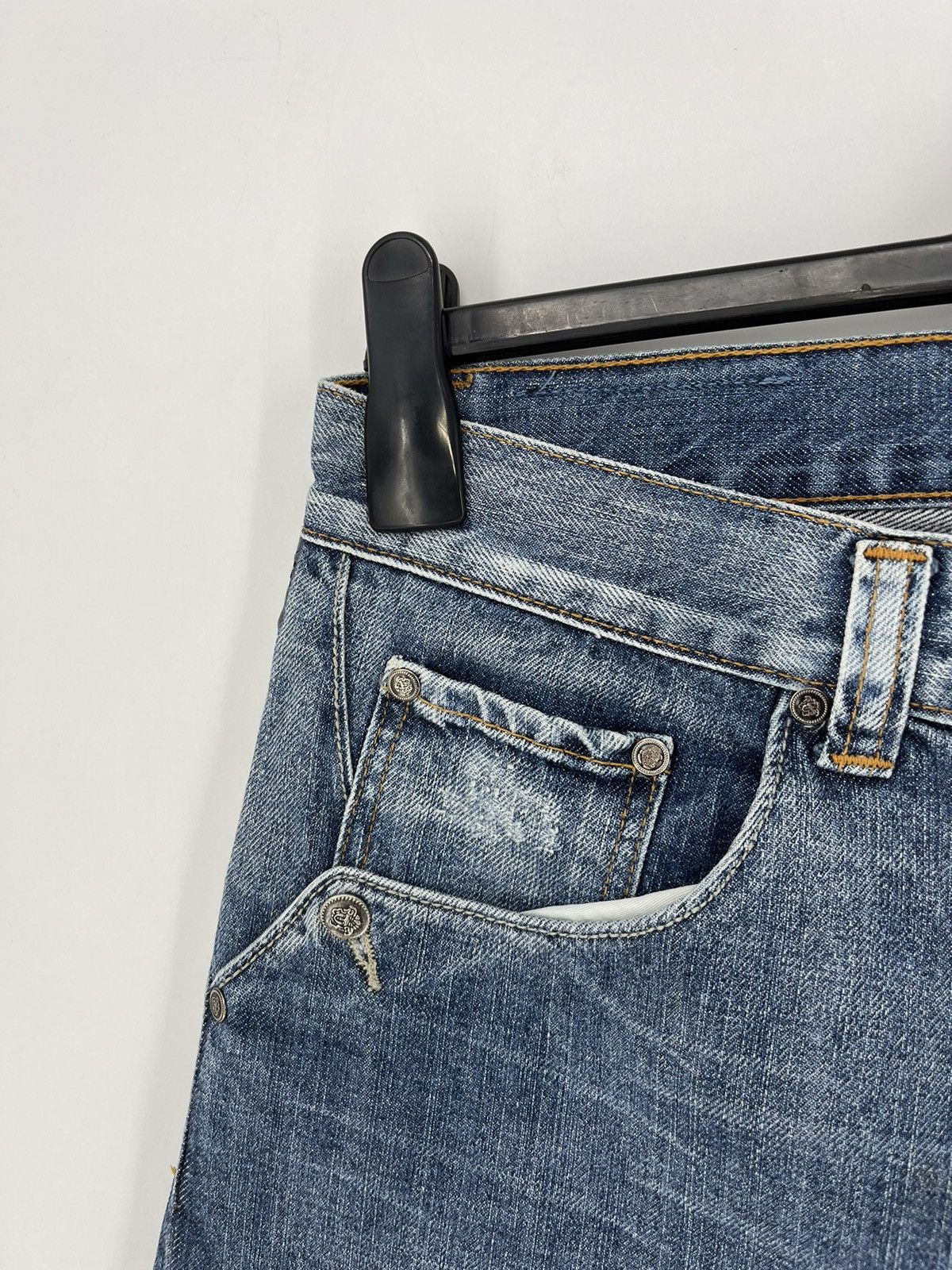 Versace × Versace Jeans Couture Vintage Versace Jeans Couture Blue Denim Jeans Pants Size US 33 - 8 Thumbnail