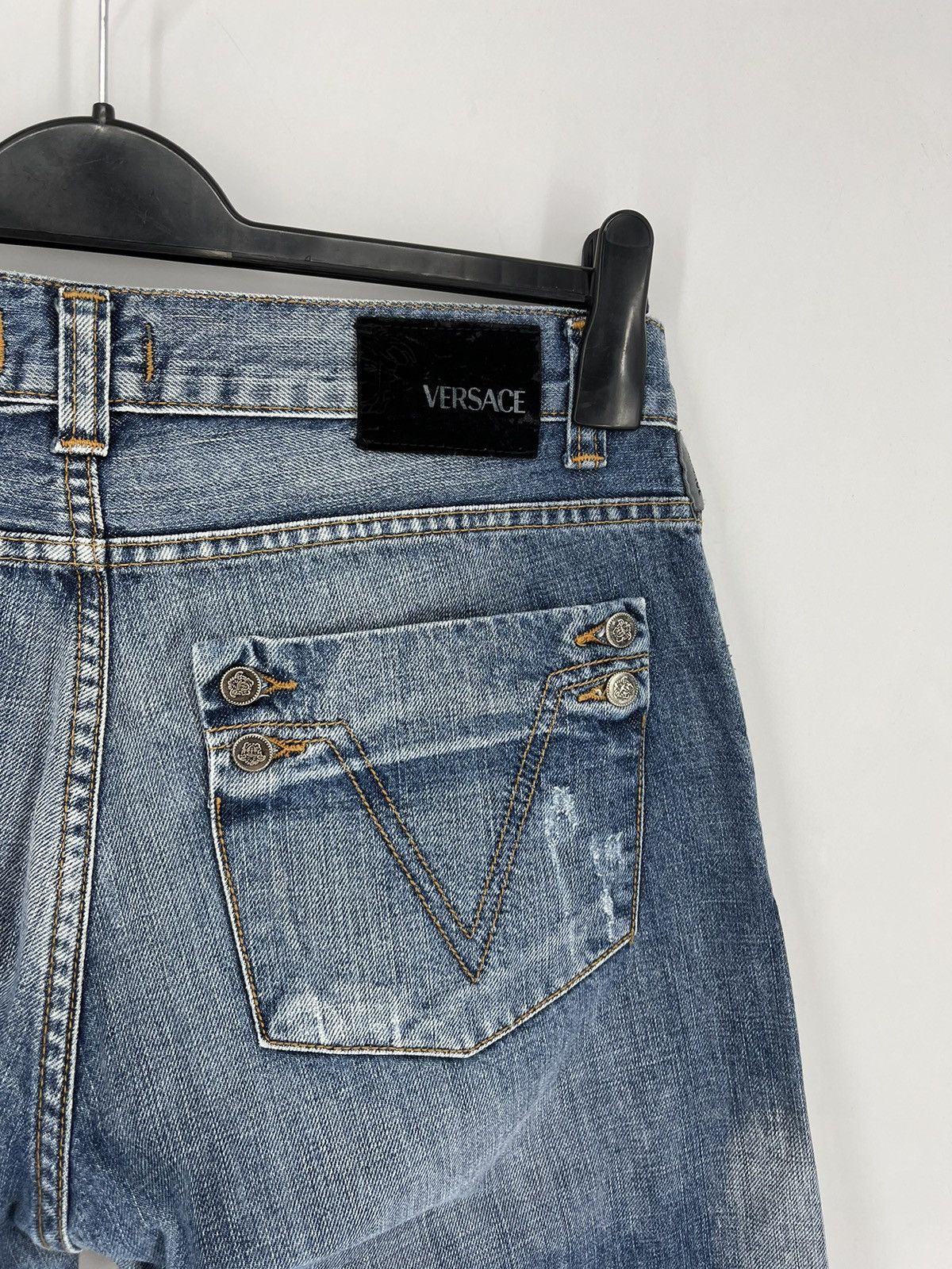 Versace × Versace Jeans Couture Vintage Versace Jeans Couture Blue Denim Jeans Pants Size US 33 - 13 Thumbnail