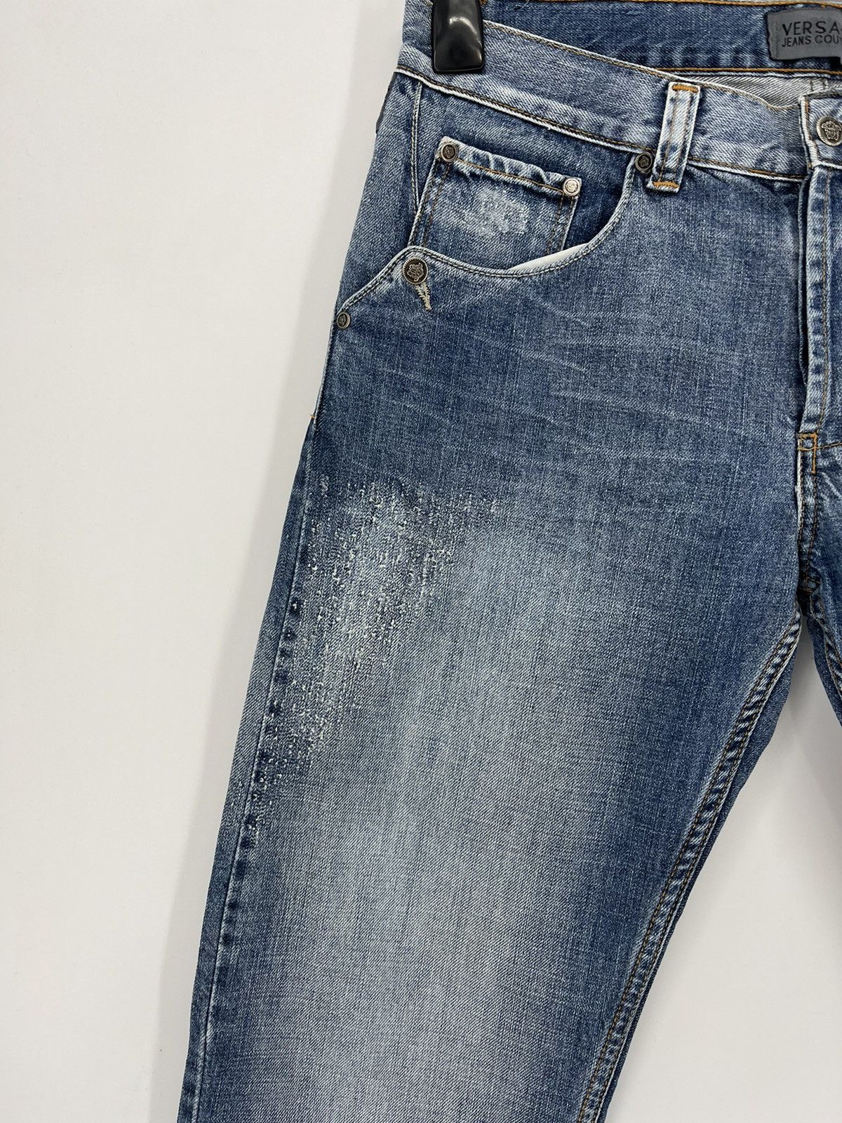 Versace × Versace Jeans Couture Vintage Versace Jeans Couture Blue Denim Jeans Pants Size US 33 - 6 Thumbnail