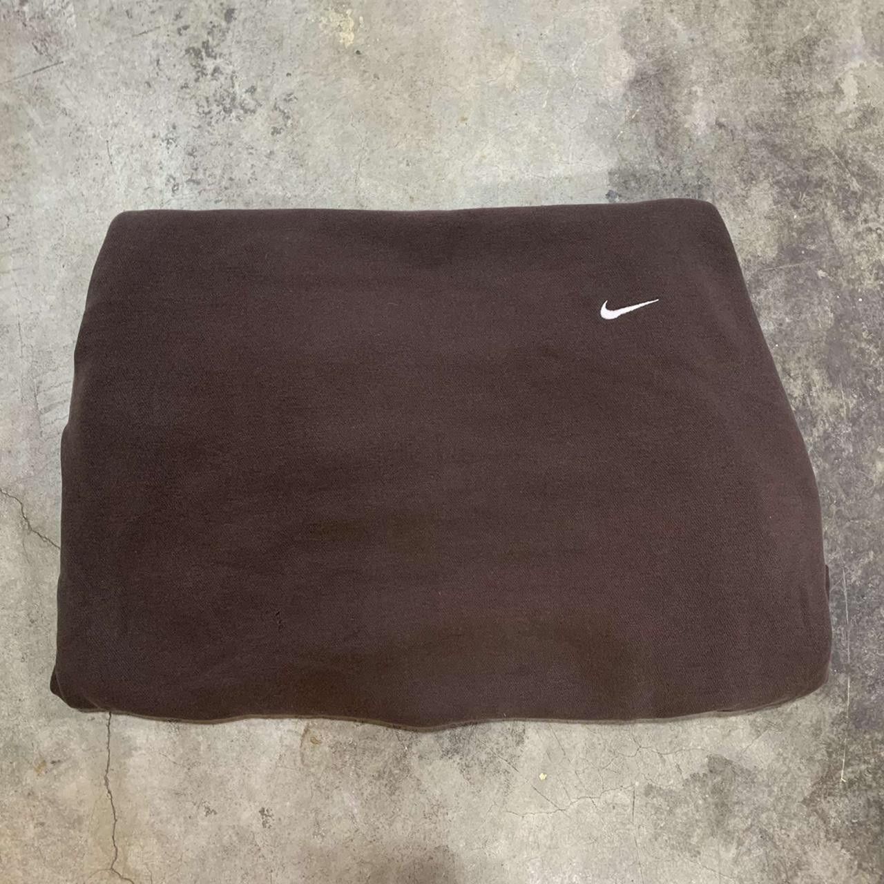 Vintage 90s Nike Mocha Brown Tonal Sweatshirt Size XL