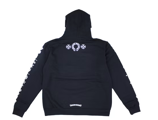 Chrome Hearts Chrome Hearts Multi Logo Pullover Hoodie | Grailed