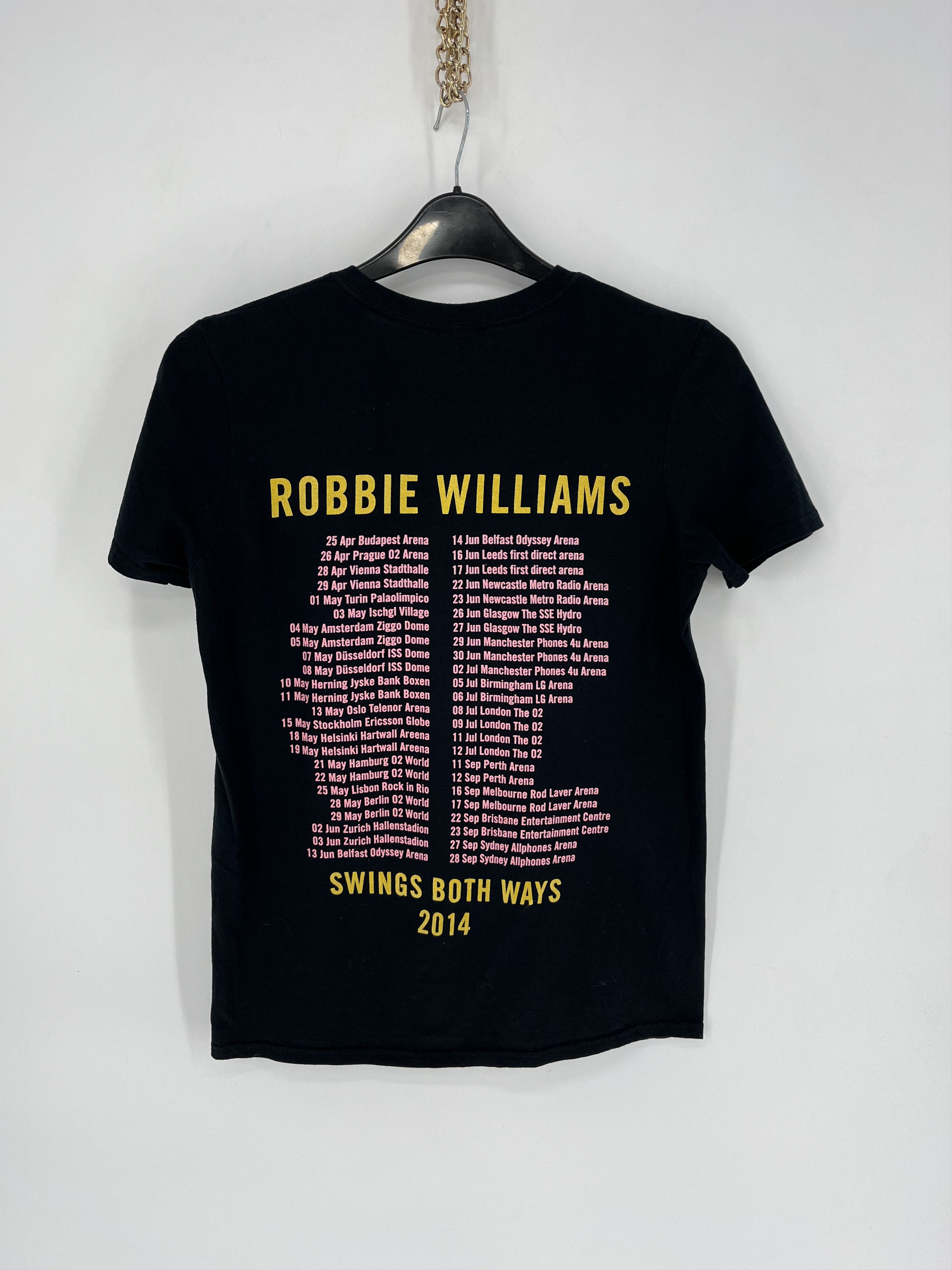 Band Tees Robbie Williams 2014 Tour T-Shirt Size US S / EU 44-46 / 1 - 8 Thumbnail