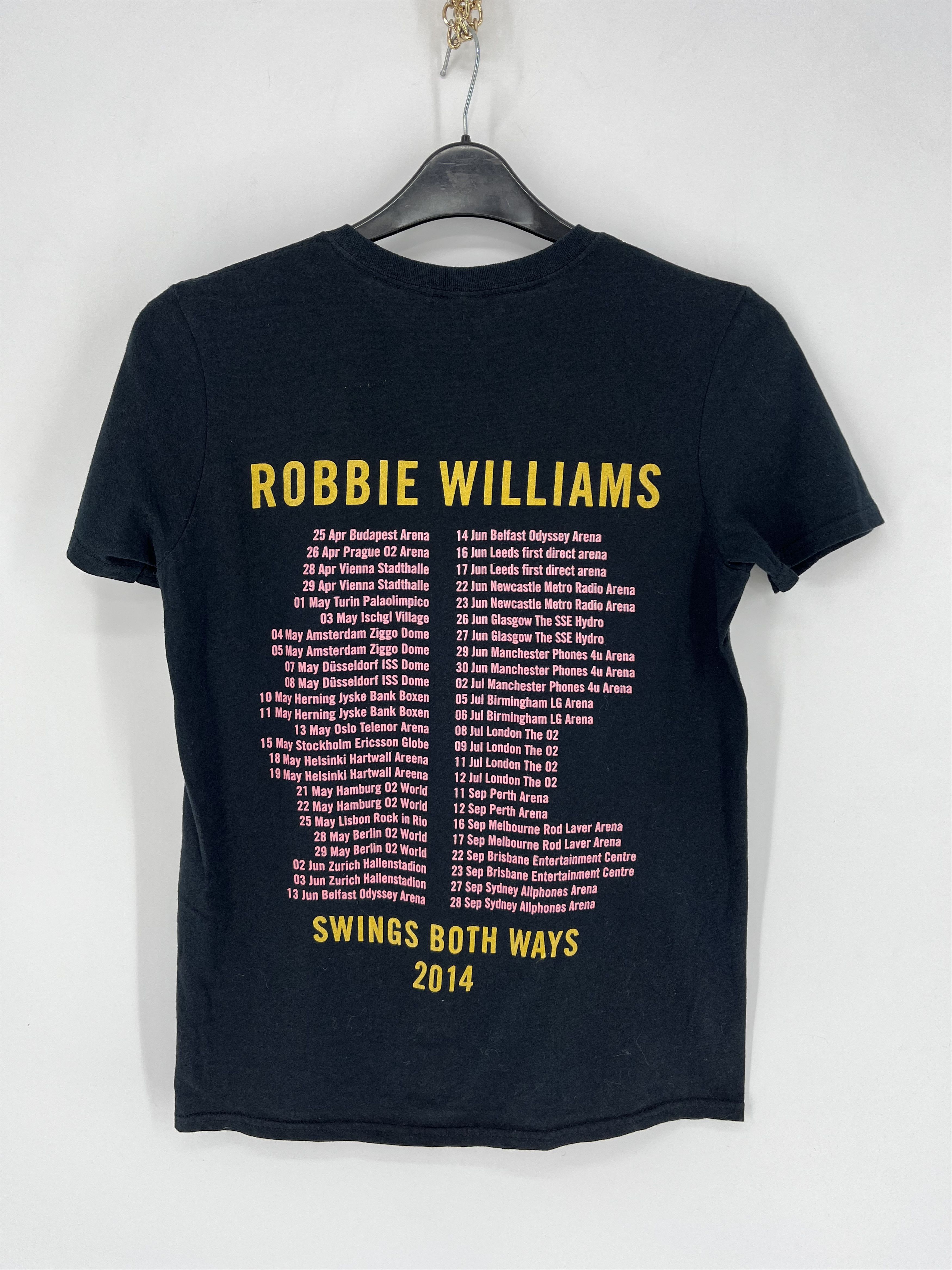 Band Tees Robbie Williams 2014 Tour T-Shirt Size US S / EU 44-46 / 1 - 9 Thumbnail