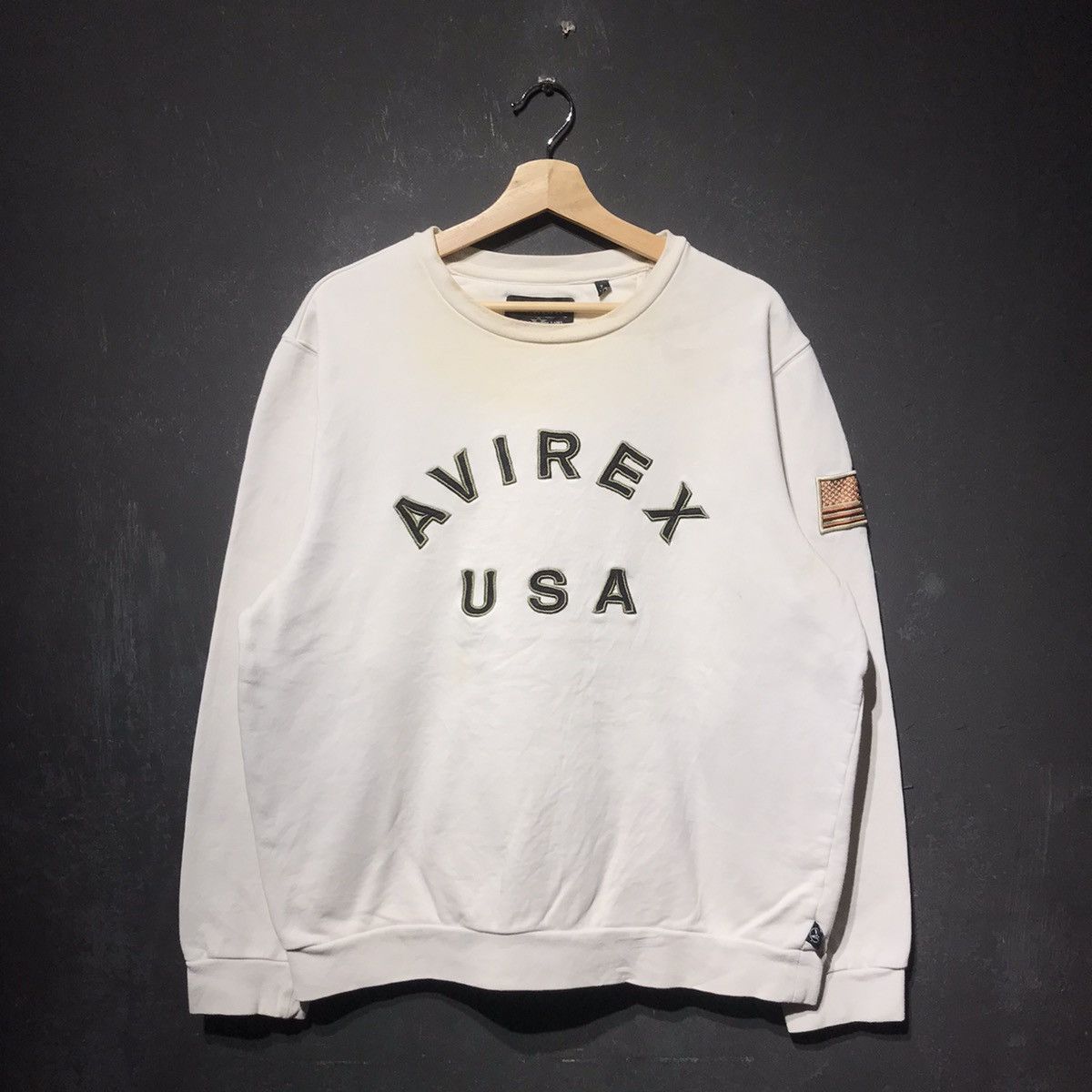 Vintage y2k Avirex USA Military Crewneck