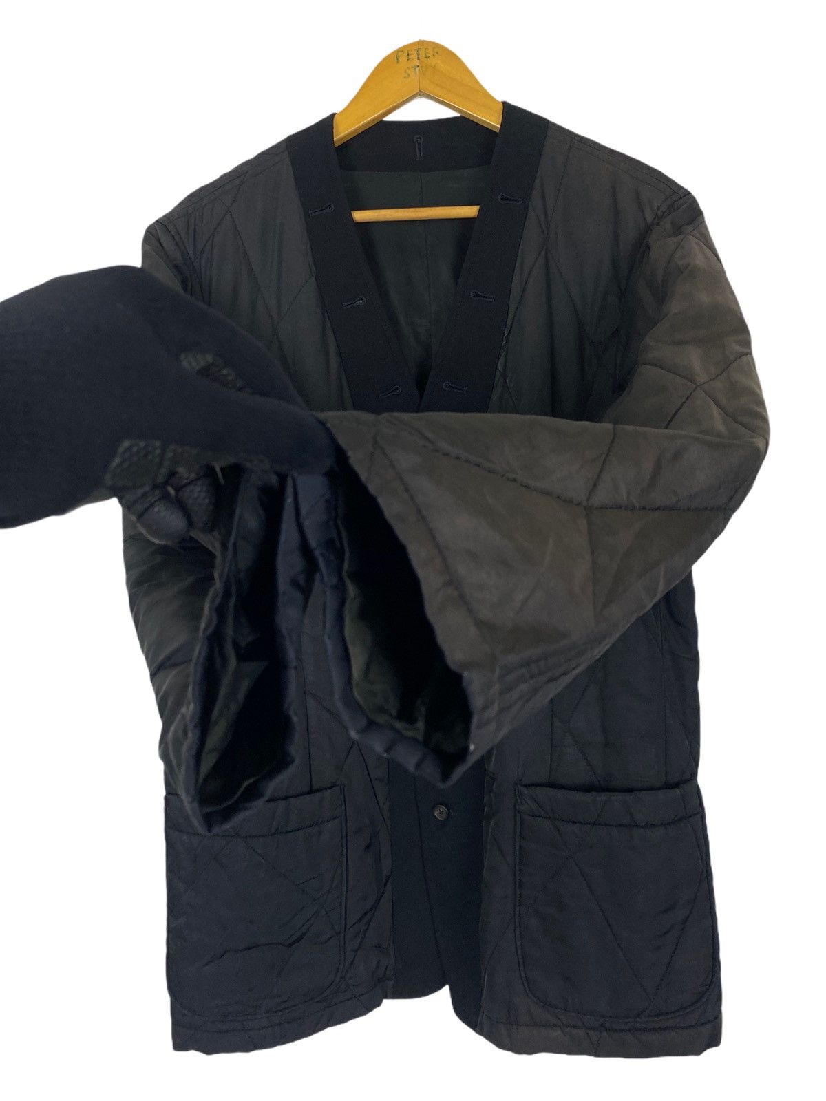 Designer × Y's for Men ML-Y09-210 Y’s FOR MEN QUILTED DESIGN JACKET Size US M / EU 48-50 / 2 - 7 Thumbnail