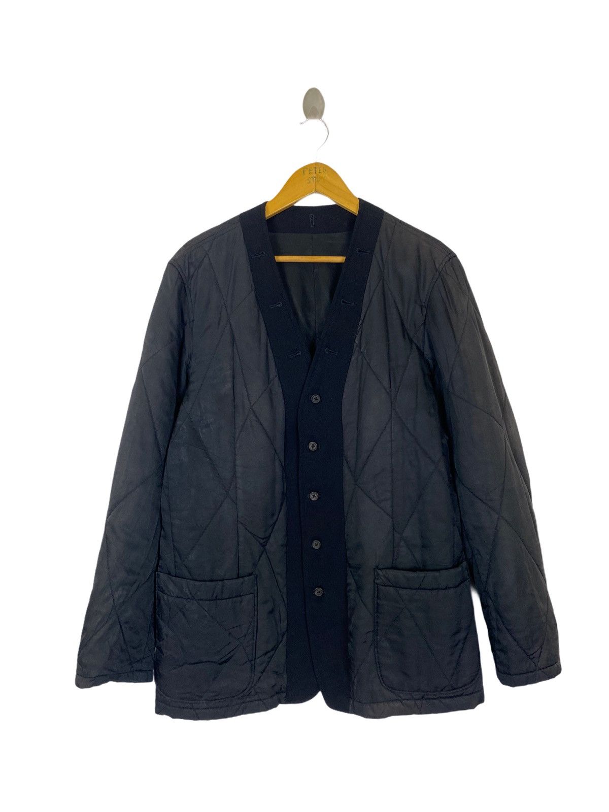 Designer × Y's for Men ML-Y09-210 Y’s FOR MEN QUILTED DESIGN JACKET Size US M / EU 48-50 / 2 - 1 Thumbnail