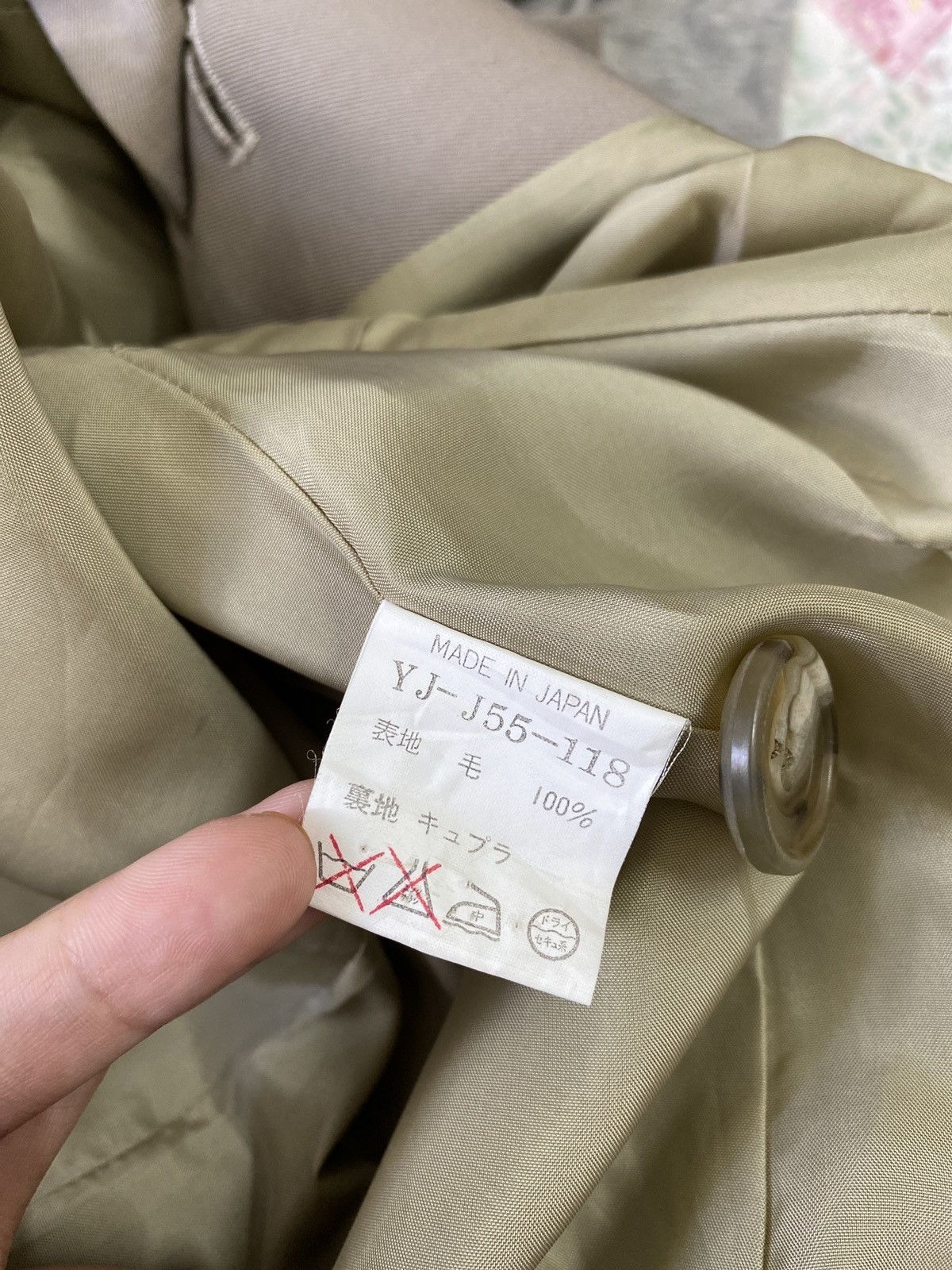 Y's YJ-J55-118 YOHJI YAMAMOTO Y’s FITTED JACKET Size US M / EU 48-50 / 2 - 11 Thumbnail