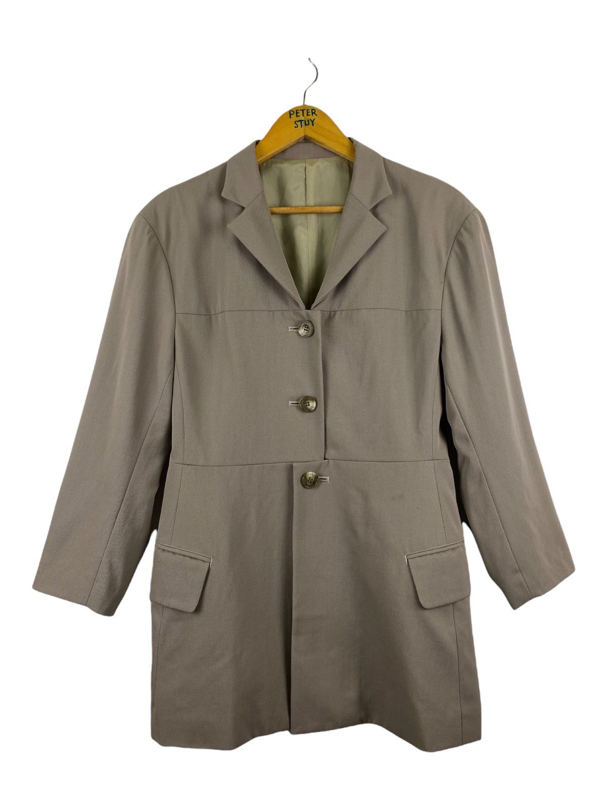 Y's YJ-J55-118 YOHJI YAMAMOTO Y’s FITTED JACKET Size US M / EU 48-50 / 2 - 1 Thumbnail
