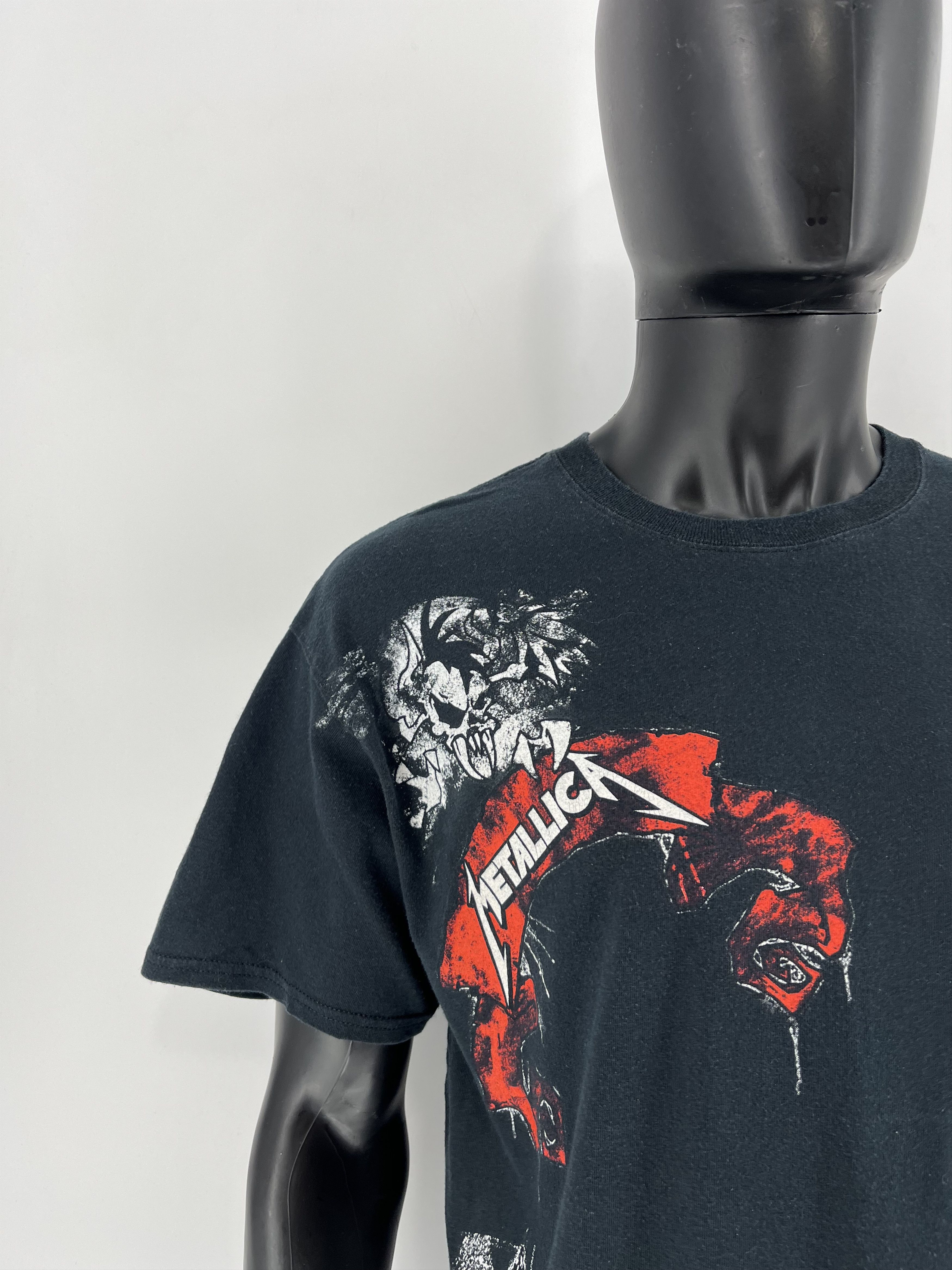 Band Tees Vintage 2008 Metallica Metal Tour T shirt (L) Size US L / EU 52-54 / 3 - 6 Thumbnail