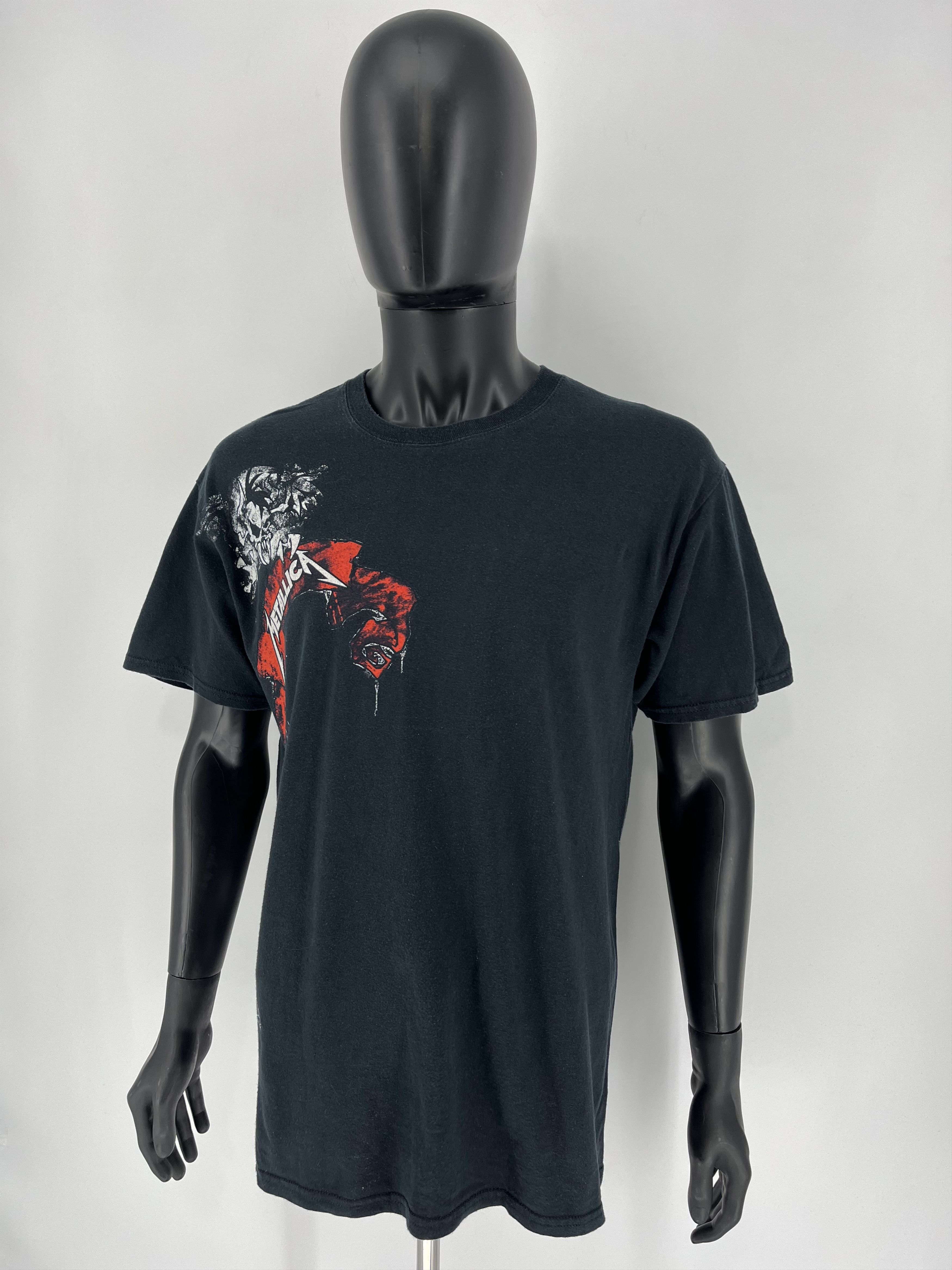 Band Tees Vintage 2008 Metallica Metal Tour T shirt (L) Size US L / EU 52-54 / 3 - 4 Thumbnail
