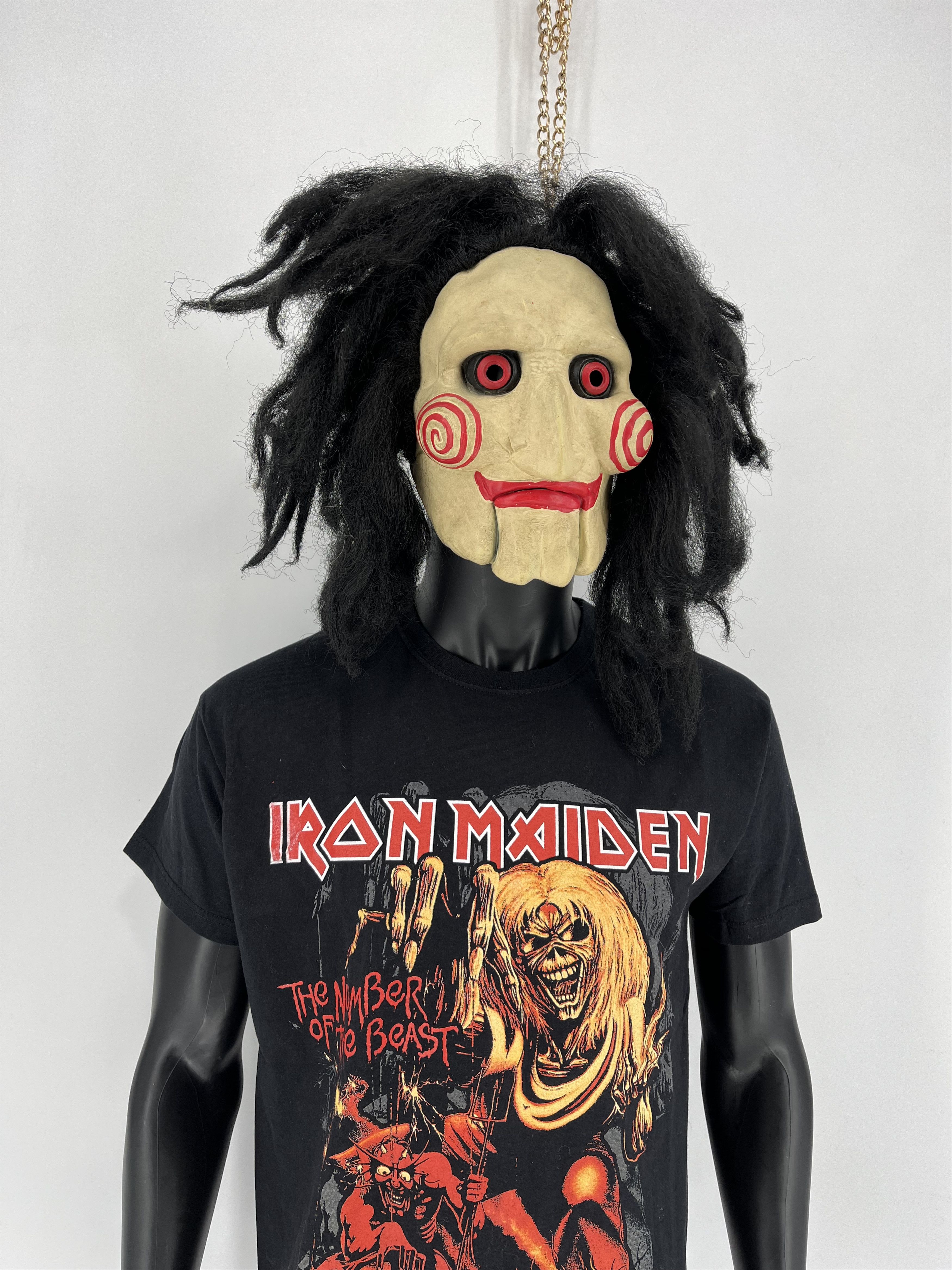 Band Tees Vintage Y2K Iron Maiden Face Horror Tee Band Rock T Shirt Size US L / EU 52-54 / 3 - 4 Thumbnail