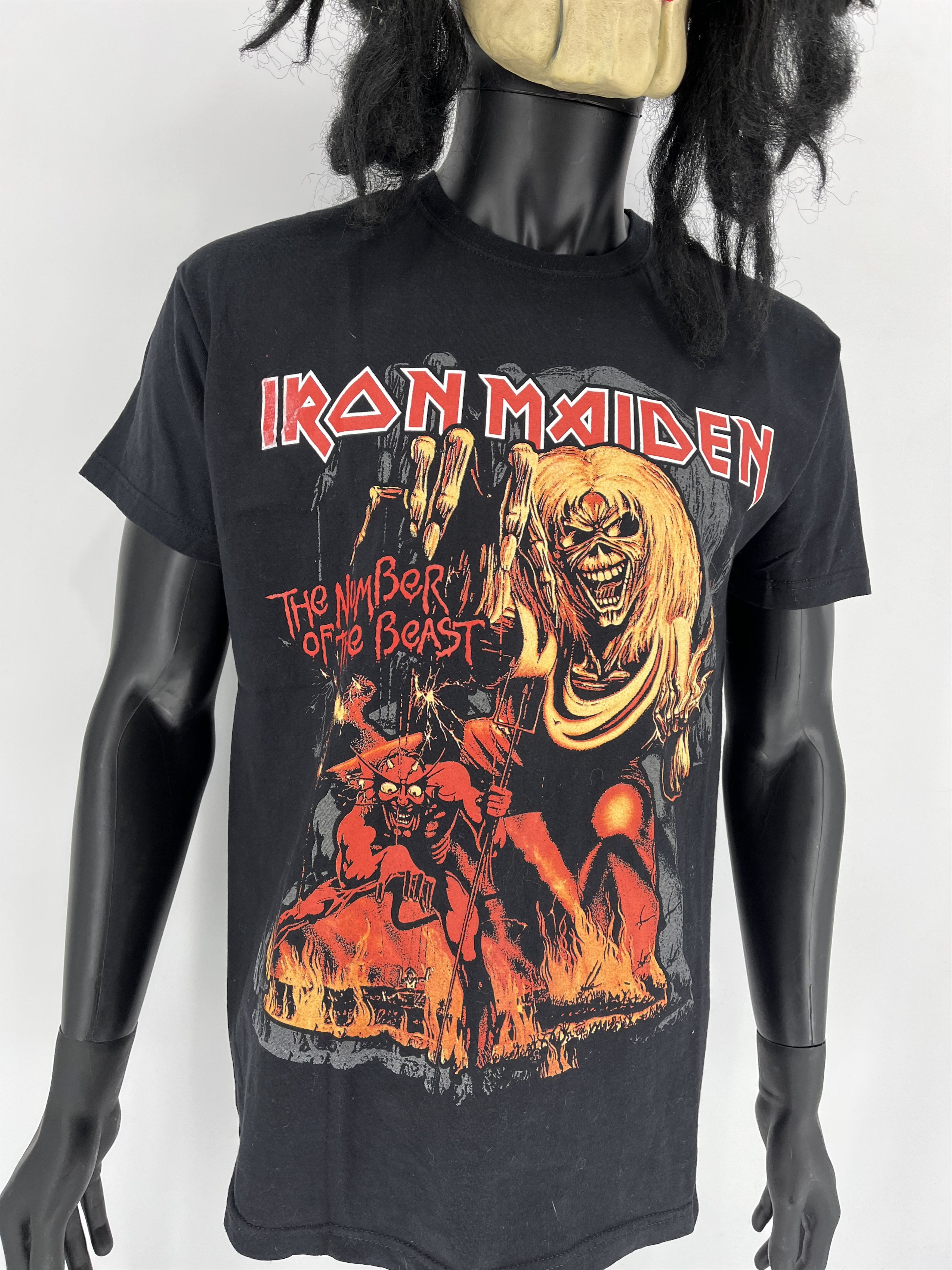 Band Tees Vintage Y2K Iron Maiden Face Horror Tee Band Rock T Shirt Size US L / EU 52-54 / 3 - 3 Thumbnail