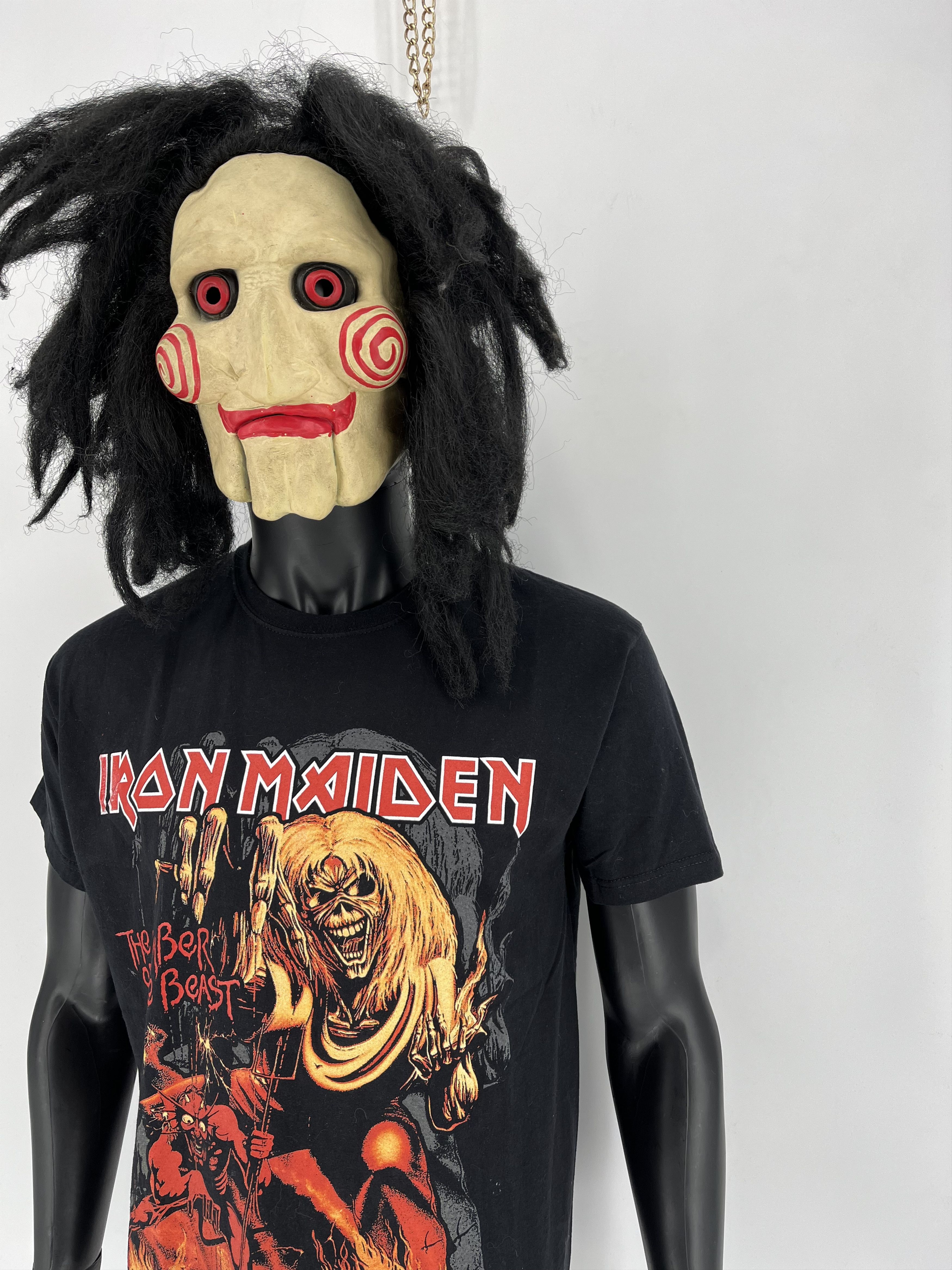 Band Tees Vintage Y2K Iron Maiden Face Horror Tee Band Rock T Shirt Size US L / EU 52-54 / 3 - 5 Thumbnail