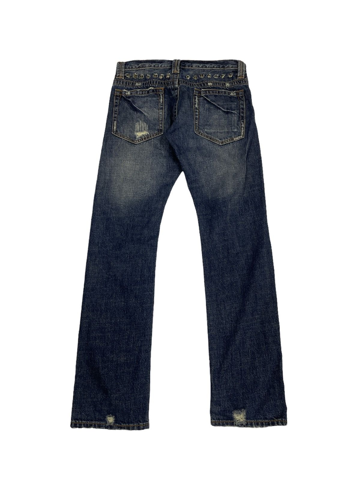 Beauty Beast Vintage Beast Japan Distressed Studded Jeans Size US 30 / EU 46 - 5 Thumbnail