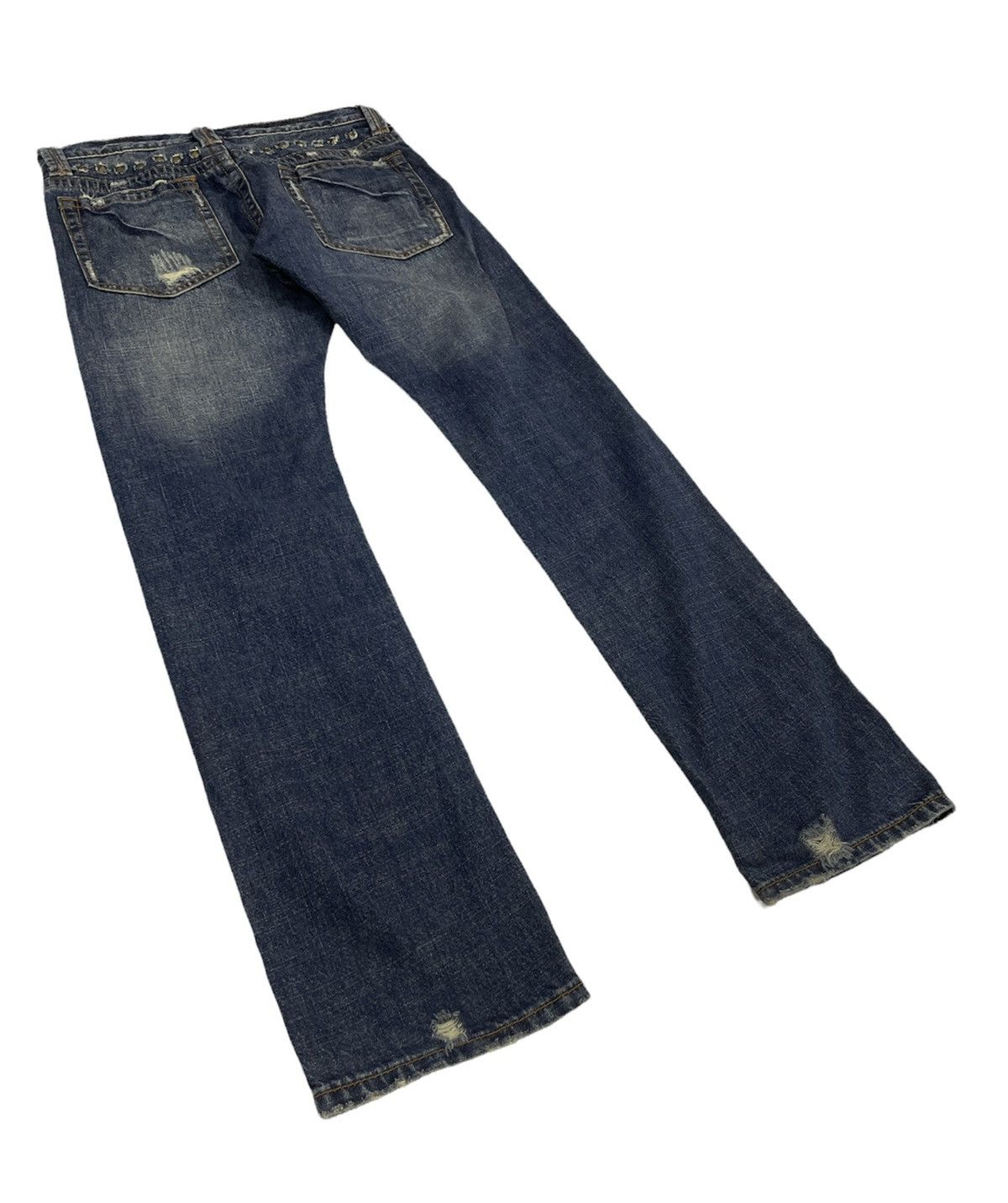 Beauty Beast Vintage Beast Japan Distressed Studded Jeans Size US 30 / EU 46 - 6 Thumbnail